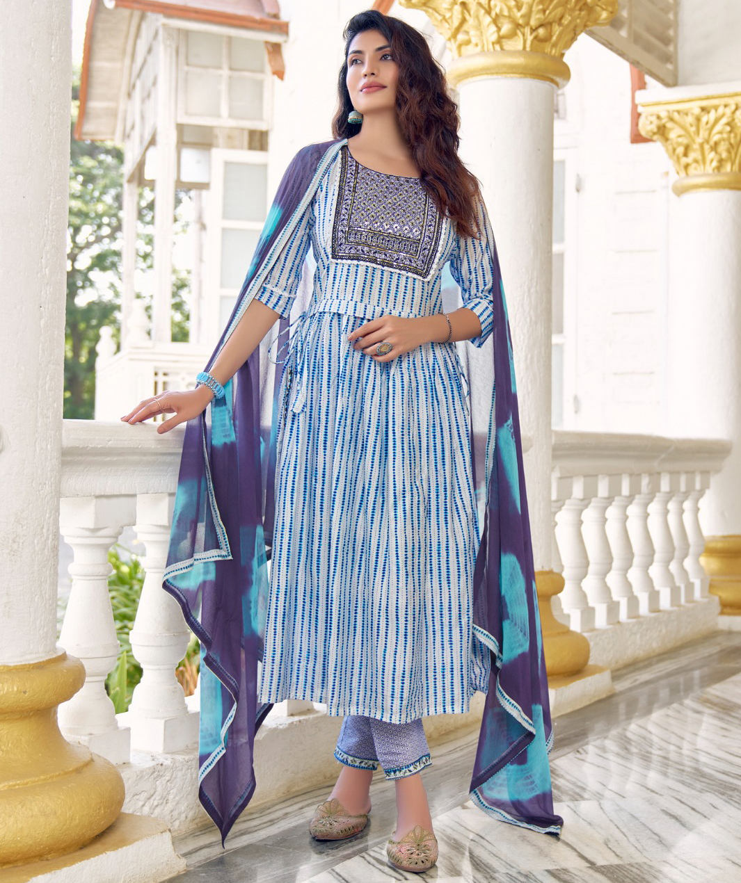 Parra Studio Khoobsurat Vol 3 Heavy Muslim Prin Wholesale Readymade Salwar Suit Catalog — Wholesale Salwar Suits, MPA wholesale from Surat — view 1