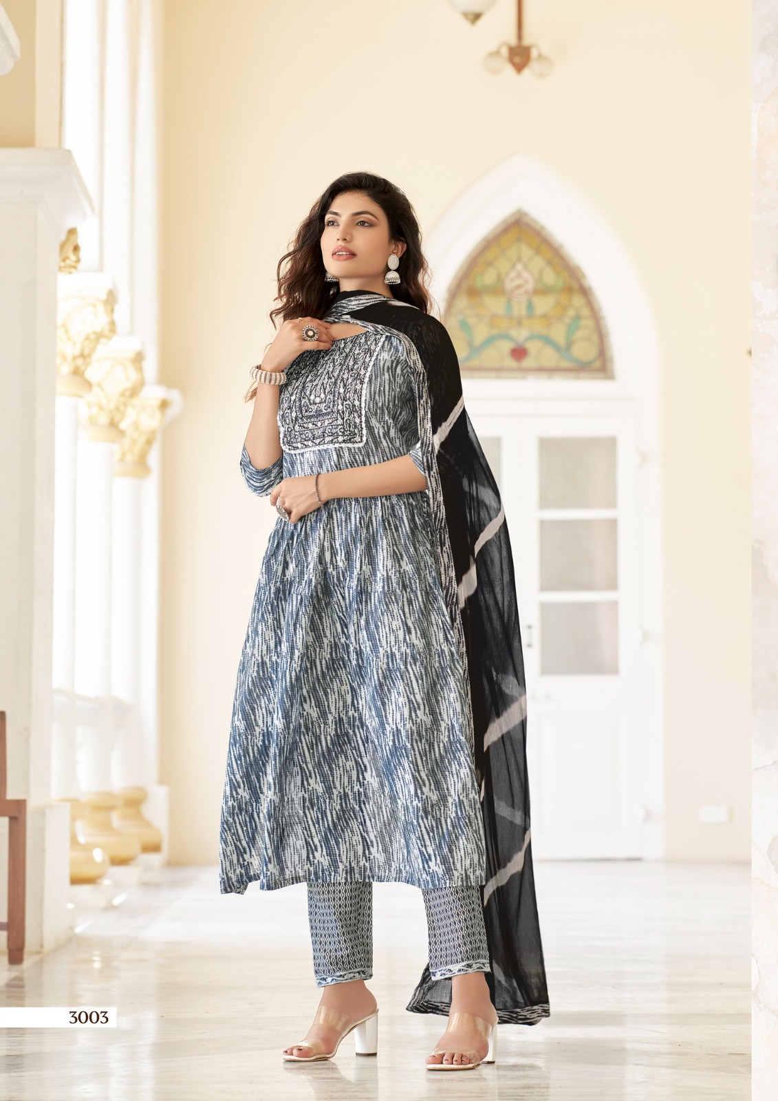 Parra Studio Khoobsurat Vol 3 Heavy Muslim Prin Wholesale Readymade Salwar Suit Catalog — Wholesale Salwar Suits, MPA wholesale from Surat - Gallery Image 3
