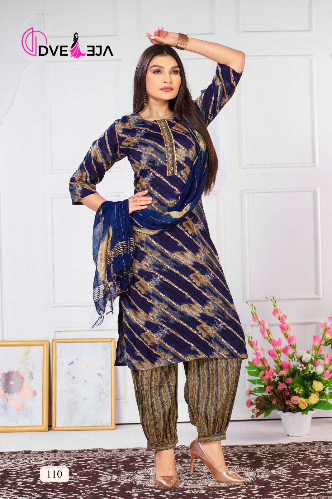 Vardan Ethnic Kinjal Series 1 Capsule Prints Wholesale Readymade Salwar Suit Catalog — Wholesale Salwar Suits, MPA wholesale from Surat - Gallery Image 4