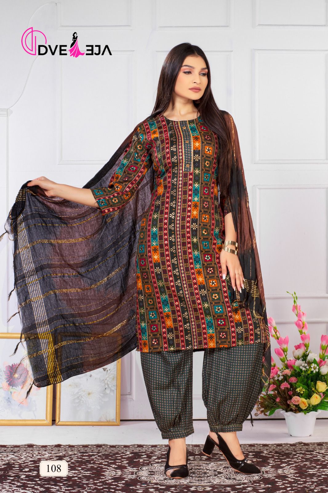 Vardan Ethnic Kinjal Series 1 Capsule Prints Wholesale Readymade Salwar Suit Catalog — Wholesale Salwar Suits, MPA wholesale from Surat - Gallery Image 7