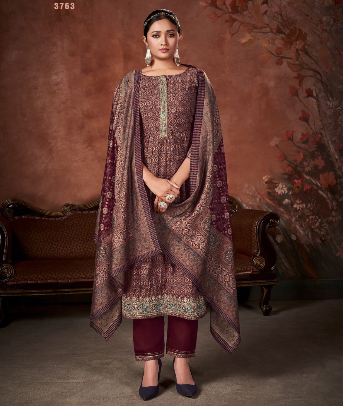 Rang Kiran Muslin Wholesale Designer Salwar Suit Catalog — Wholesale Salwar Suits, MPA wholesale from Surat — view 1