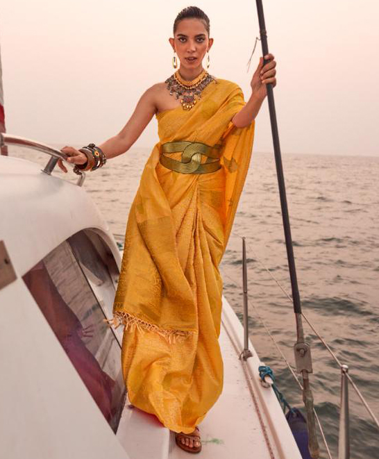 Raj Tex Kokoro Silk Satin Self Pastel Two Tone Wholesale Sarees Catalog