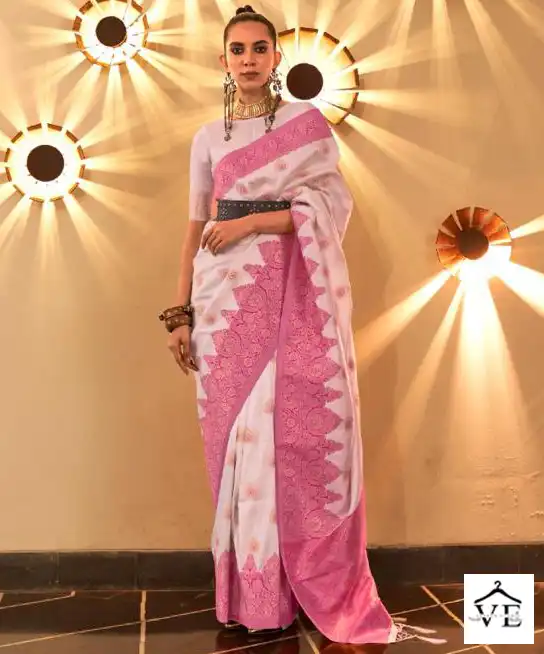 Rajtex Kornella Silk Chaap Handloom Weaving Silk Wholesale Sarees Catalog — Wholesale Sarees, MPA wholesale from Surat — view 1