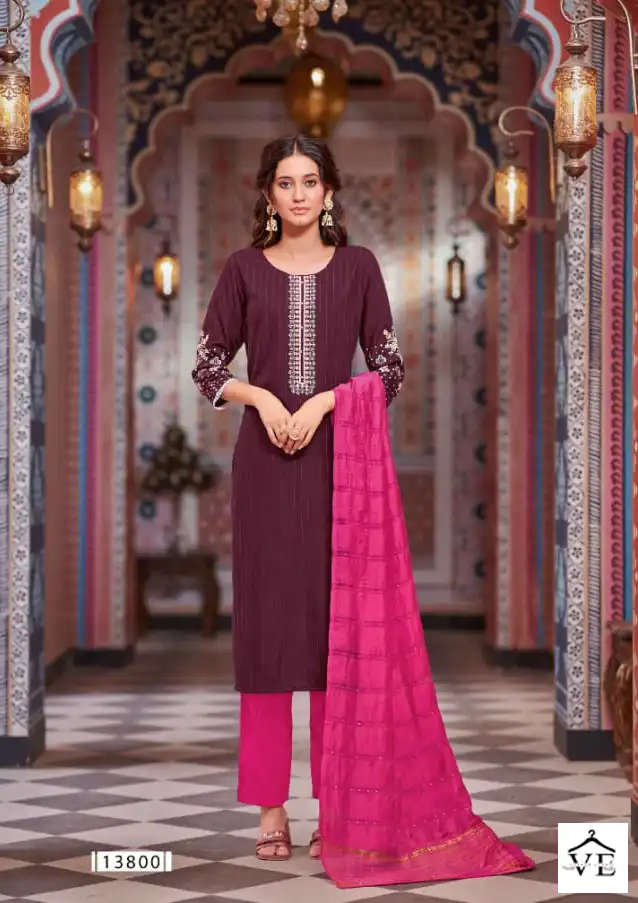 Kalaroop Kalindi Rayon Wholesale Readymade Suits Catalog — Wholesale Salwar Suits, MPA wholesale from Surat - Gallery Image 2