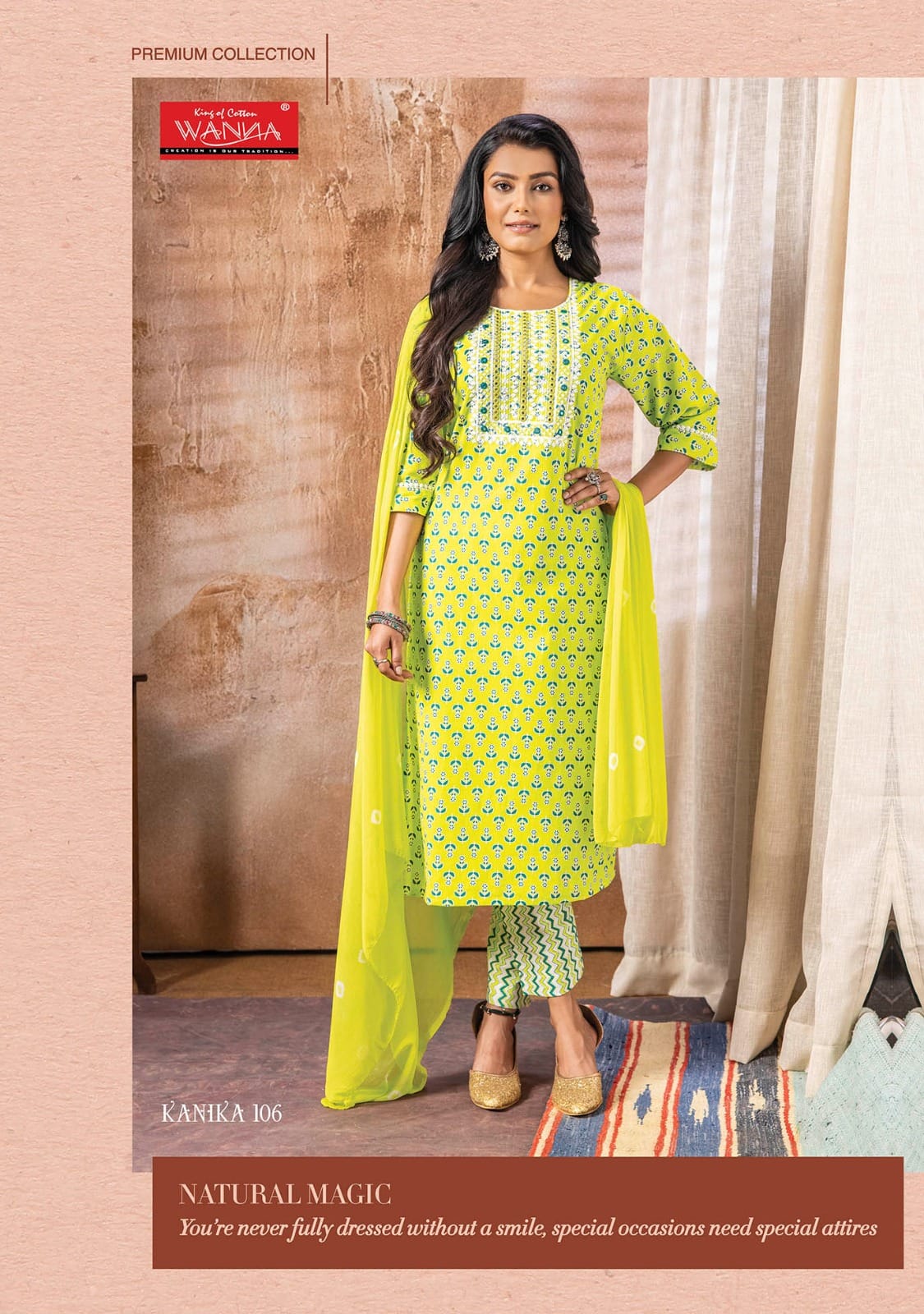 Wanna Kanika Pure Cotton Wholesale Readymade Salwar Suit Catalog — Wholesale Salwar Suits, MPA wholesale from Surat - Gallery Image 4