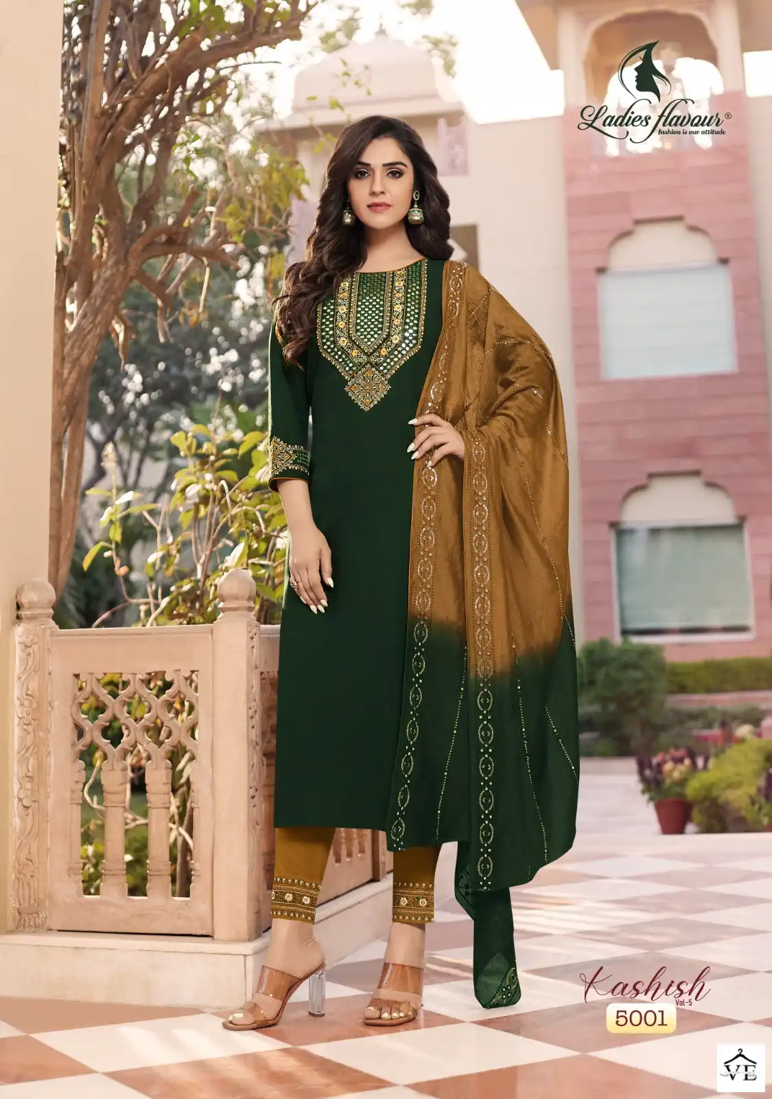Ladies Flavour Kashish Vol 5 Pure Rayon Weaving Wholesale Readymade Salwar Suit Catalog — Wholesale Salwar Suits, MPA wholesale from Surat - Gallery Image 2