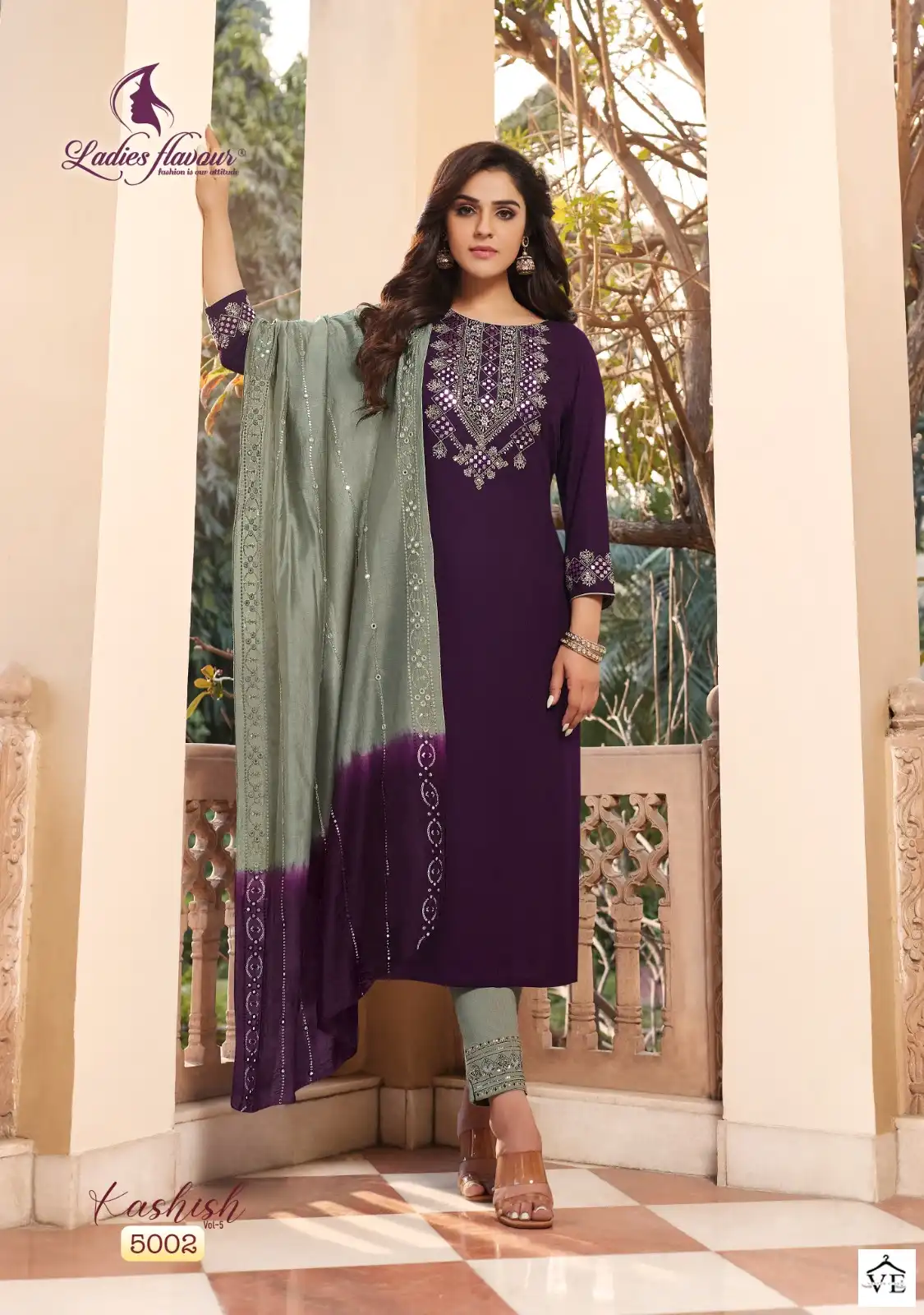 Ladies Flavour Kashish Vol 5 Pure Rayon Weaving Wholesale Readymade Salwar Suit Catalog — Wholesale Salwar Suits, MPA wholesale from Surat - Gallery Image 3