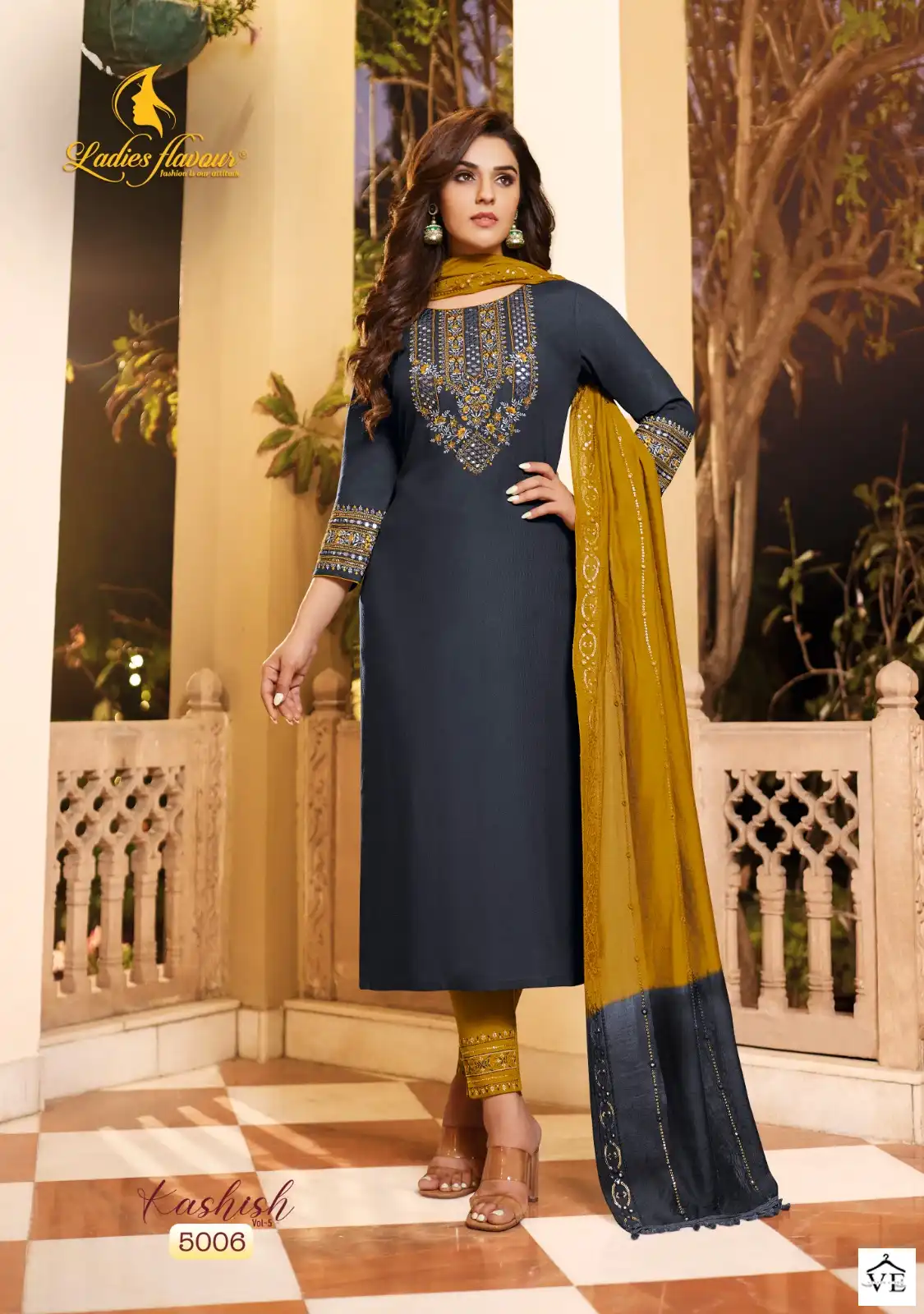 Ladies Flavour Kashish Vol 5 Pure Rayon Weaving Wholesale Readymade Salwar Suit Catalog — Wholesale Salwar Suits, MPA wholesale from Surat - Gallery Image 6