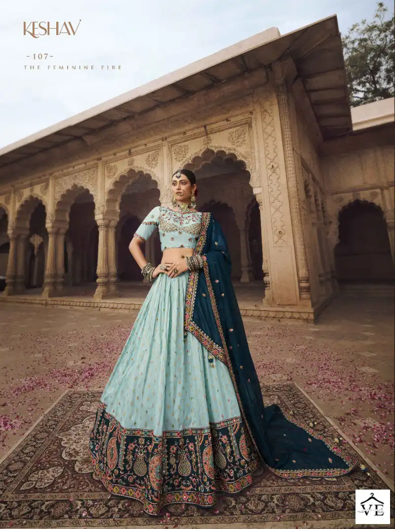 Shisha Keshav Vol 1 Viscose Wholesale Lehenga Catalog — Wholesale Lehenga, MPA wholesale from Surat - Gallery Image 8