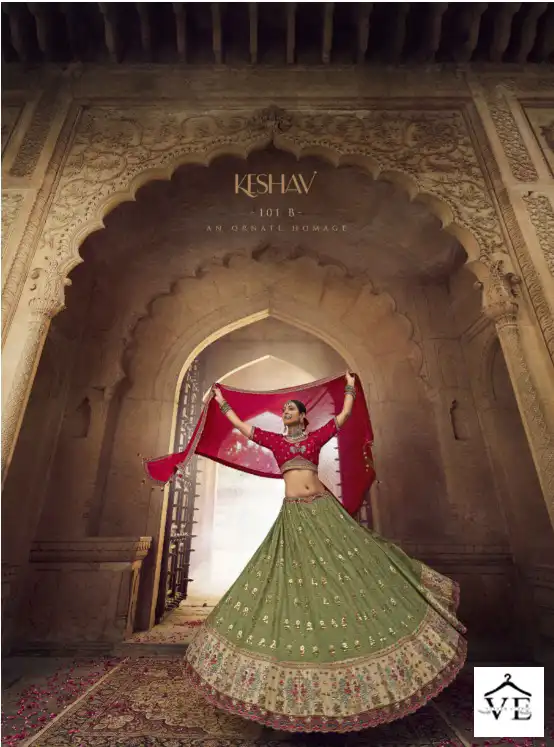 Shisha Keshav Vol 1 Viscose Wholesale Lehenga Catalog — Wholesale Lehenga, MPA wholesale from Surat - Gallery Image 9