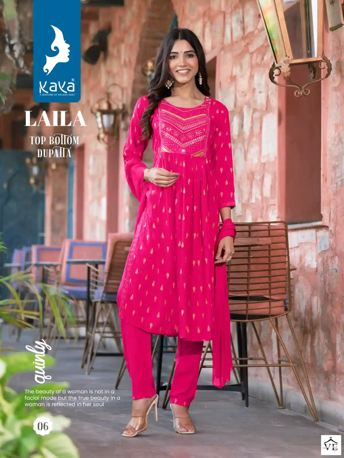 Kaya Laila Rayon Wholesale Readymade Salwar Suit Catalog — Wholesale Salwar Suits, MPA wholesale from Surat - Gallery Image 6