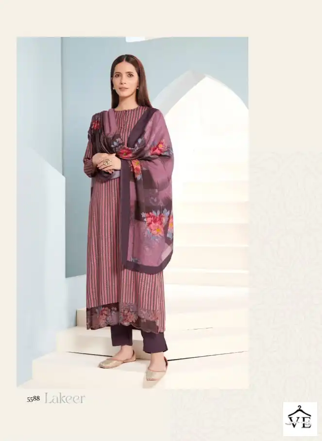 Vardan Ethnic Lakeer Cotton Print Wholesale Designer Salwar Suit Catalog — Wholesale Salwar Suits, MPA wholesale from Surat - Gallery Image 2