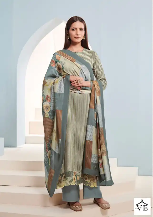 Vardan Ethnic Lakeer Cotton Print Wholesale Designer Salwar Suit Catalog — Wholesale Salwar Suits, MPA wholesale from Surat - Gallery Image 3