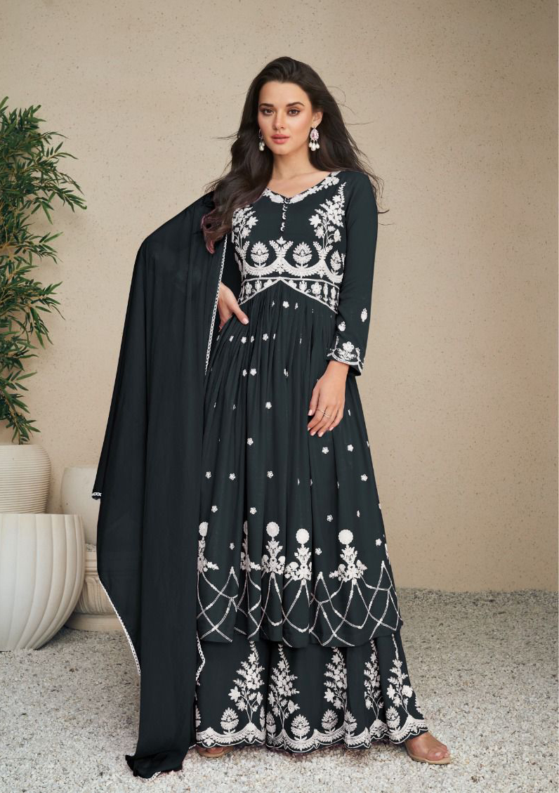 Vamika Lakhnavi Vol 5 Dark Color Heavy Rayon Wholesale Designer Readymade Salwar Suit Catalog — Wholesale Salwar Suits, MPA wholesale from Surat - Gallery Image 2