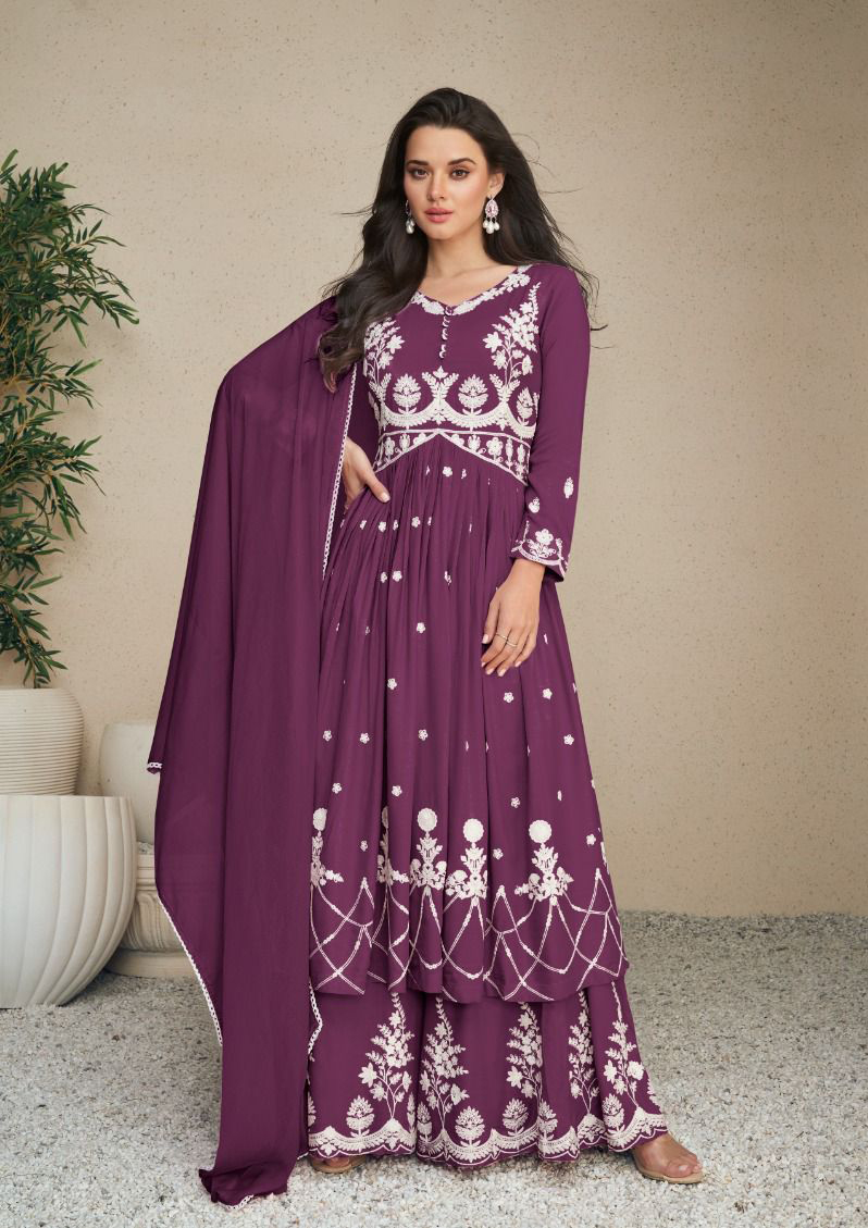 Vamika Lakhnavi Vol 5 Dark Color Heavy Rayon Wholesale Designer Readymade Salwar Suit Catalog — Wholesale Salwar Suits, MPA wholesale from Surat - Gallery Image 4