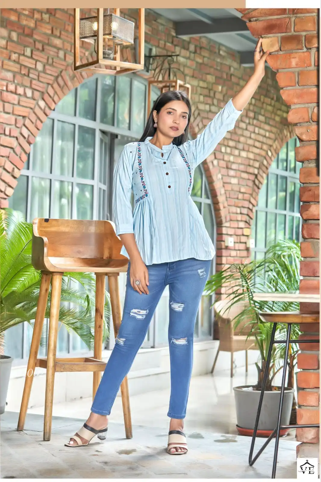 Tips & Tops Lavish Premium Lining Rayon Wholesale Kurtis Catalog — Wholesale Kurtis, MPA wholesale from Surat - Gallery Image 5