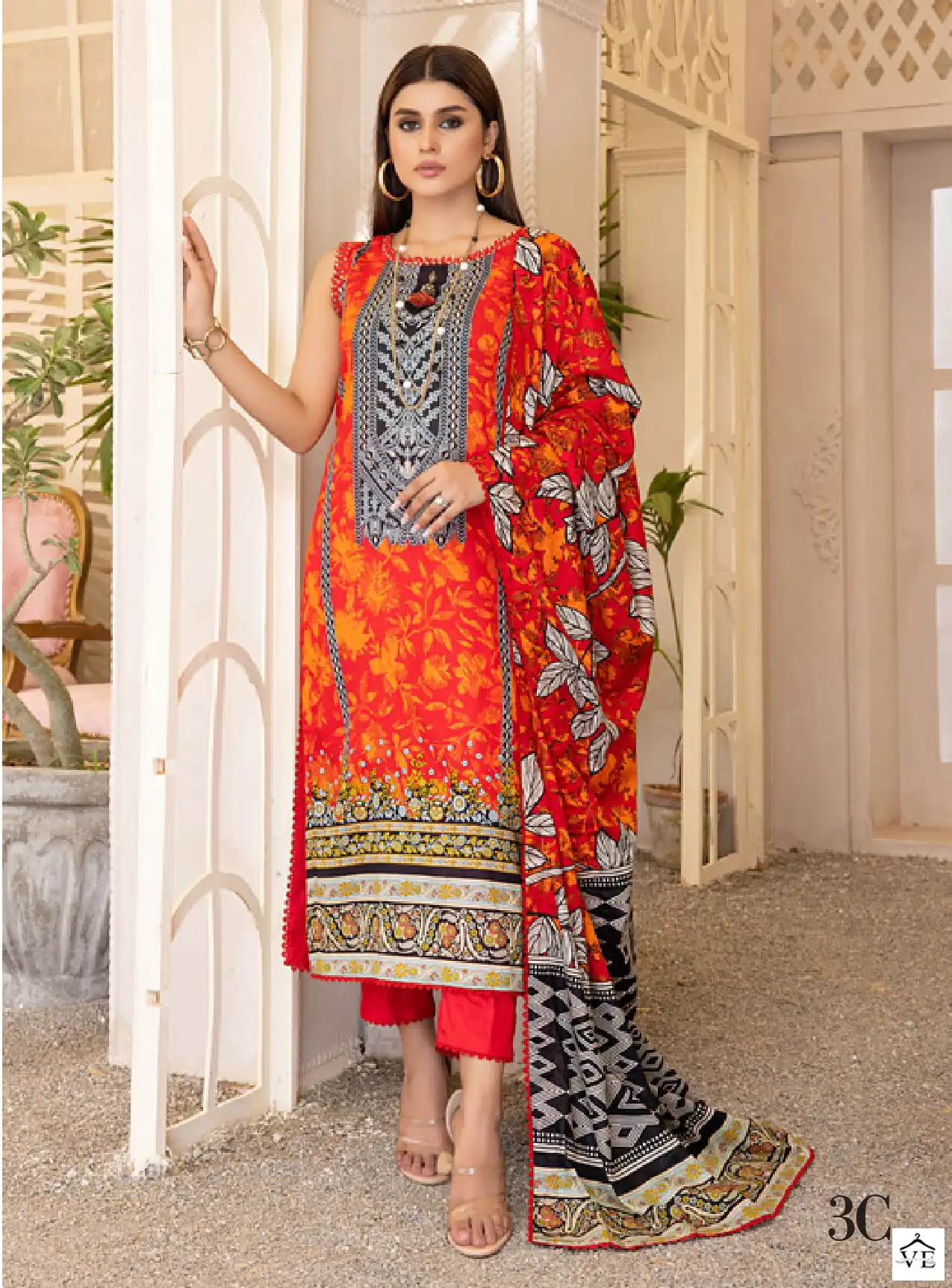 Al Zohaib Anum Lawn Collection 23 Printed Lawn Wholesale Pakistani Salwar Suit Catalog — Wholesale Salwar Suits, MPA wholesale from Surat - Gallery Image 5
