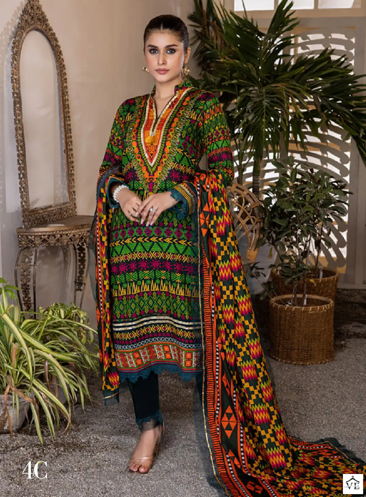 Al Zohaib Anum Lawn Collection 23 Printed Lawn Wholesale Pakistani Salwar Suit Catalog — Wholesale Salwar Suits, MPA wholesale from Surat - Gallery Image 8