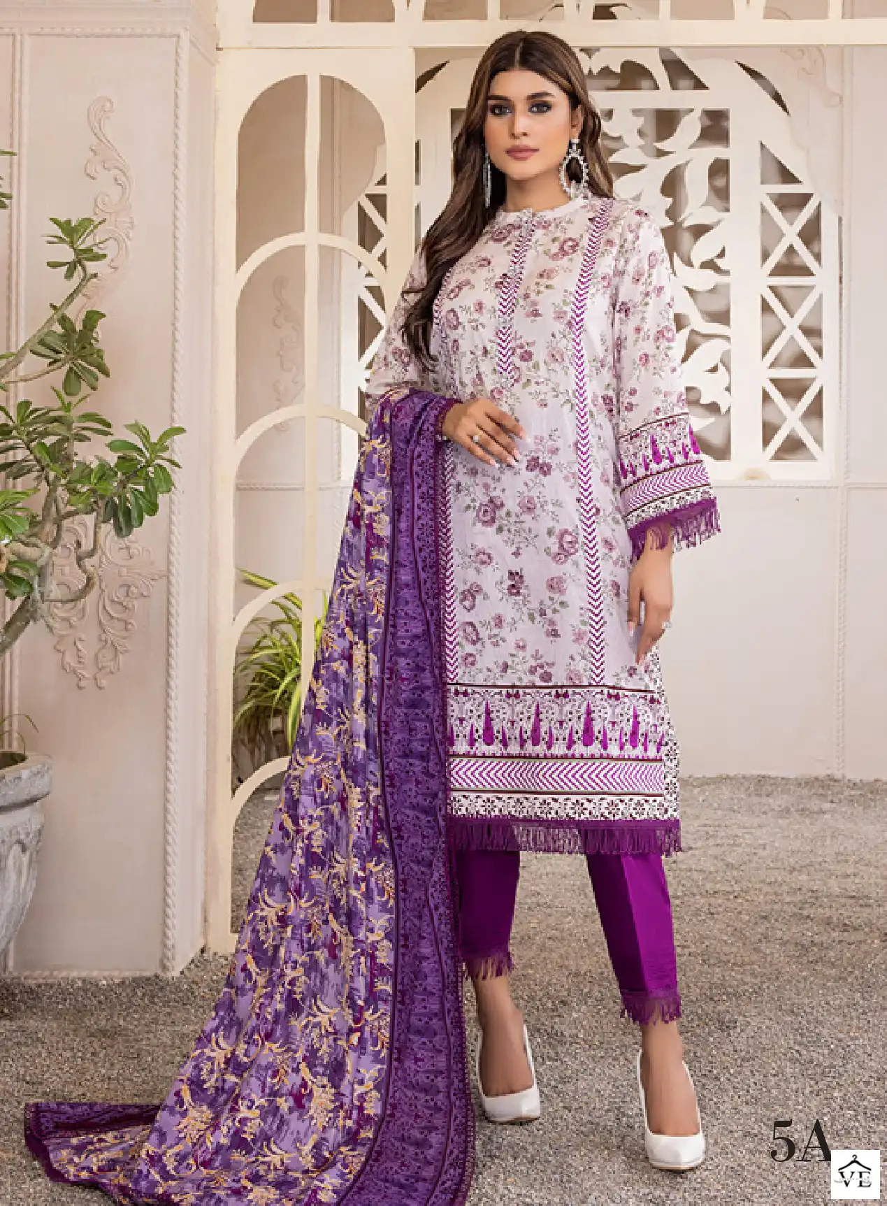 Al Zohaib Anum Lawn Collection 23 Printed Lawn Wholesale Pakistani Salwar Suit Catalog — Wholesale Salwar Suits, MPA wholesale from Surat - Gallery Image 9