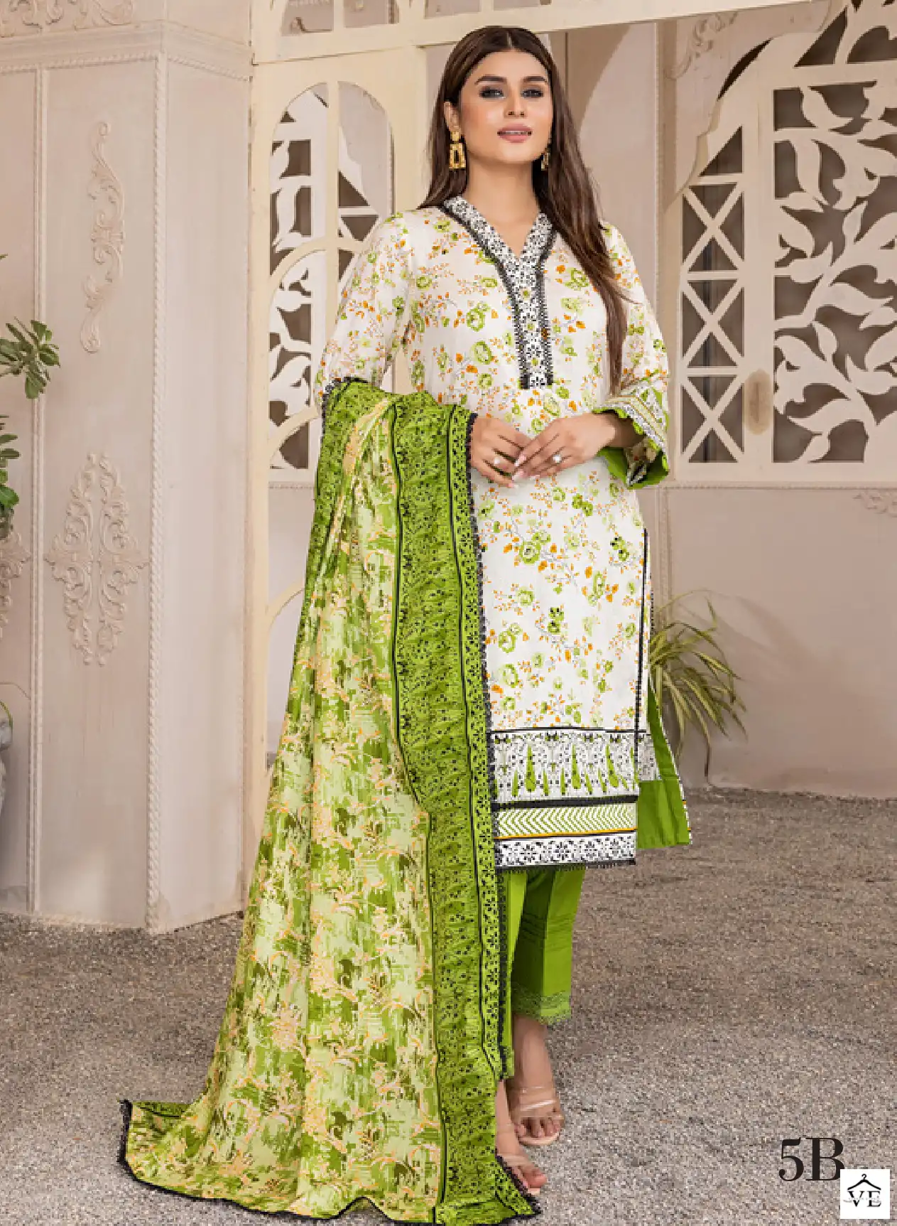 Al Zohaib Anum Lawn Collection 23 Printed Lawn Wholesale Pakistani Salwar Suit Catalog — Wholesale Salwar Suits, MPA wholesale from Surat - Gallery Image 10
