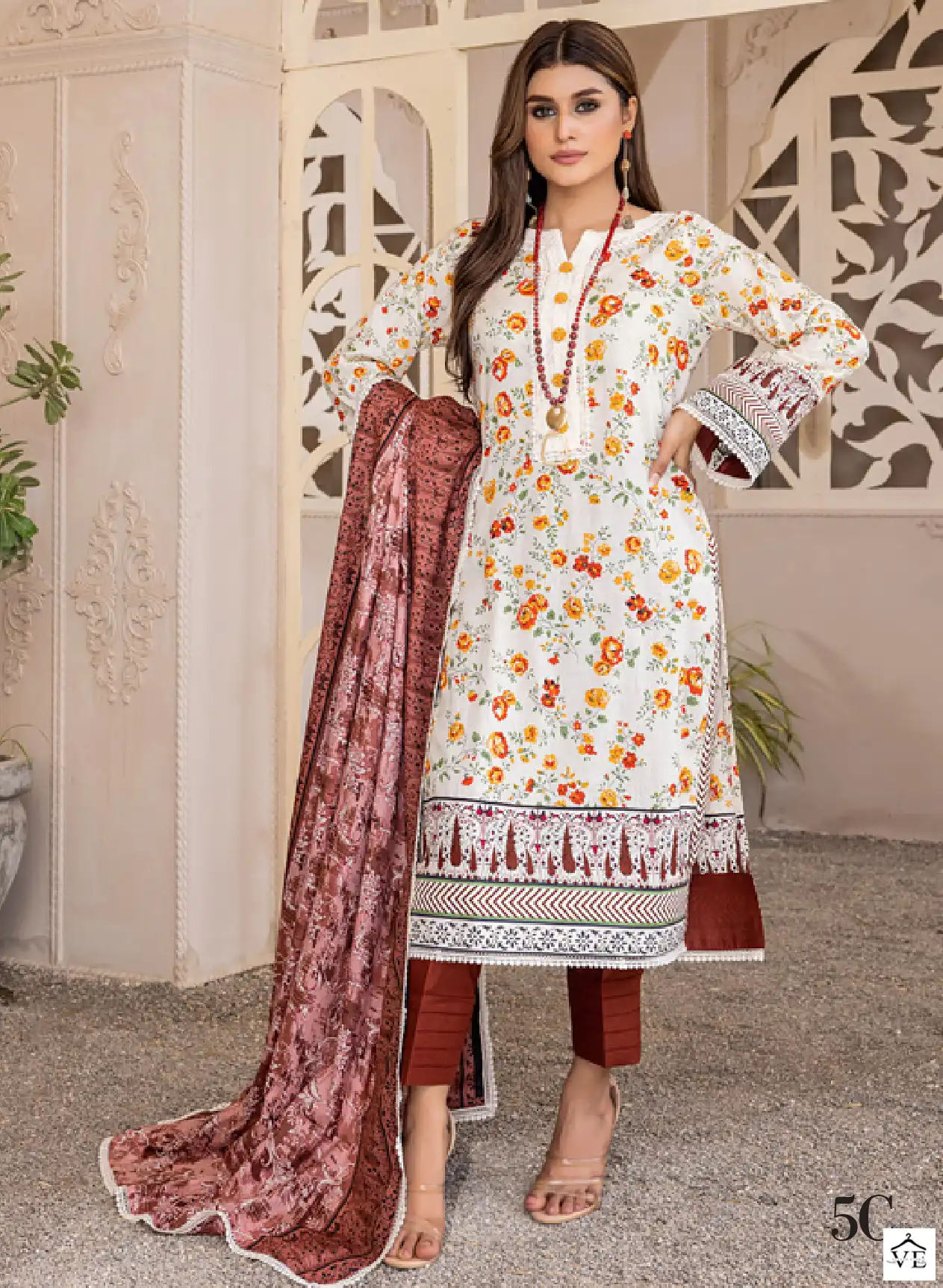 Al Zohaib Anum Lawn Collection 23 Printed Lawn Wholesale Pakistani Salwar Suit Catalog — Wholesale Salwar Suits, MPA wholesale from Surat - Gallery Image 11