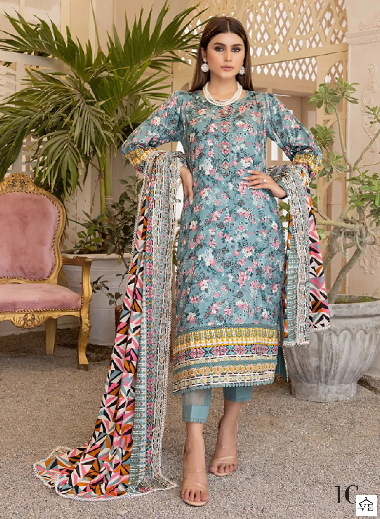 Al Zohaib Anum Lawn Collection 23 Printed Lawn Wholesale Pakistani Salwar Suit Catalog — Wholesale Salwar Suits, MPA wholesale from Surat - Gallery Image 14