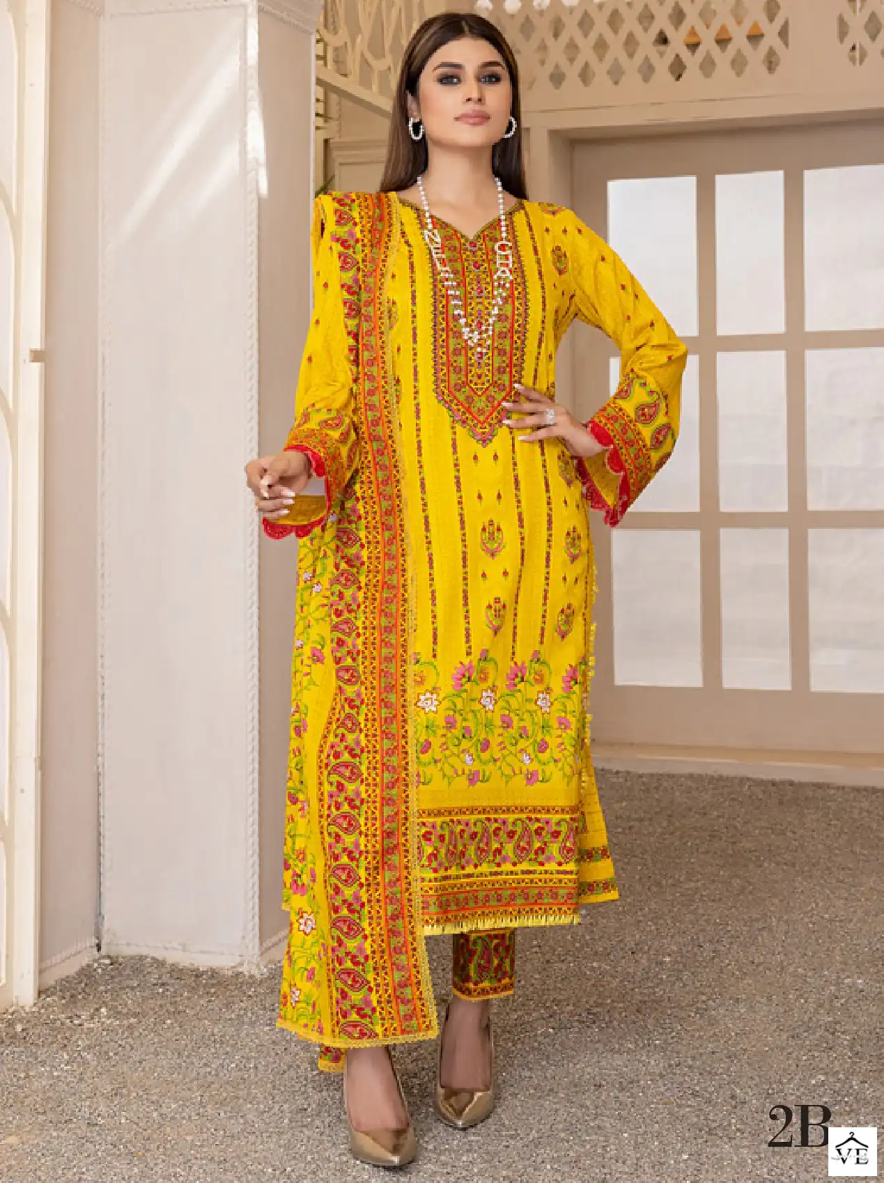 Al Zohaib Anum Lawn Collection 23 Printed Lawn Wholesale Pakistani Salwar Suit Catalog — Wholesale Salwar Suits, MPA wholesale from Surat — view 1