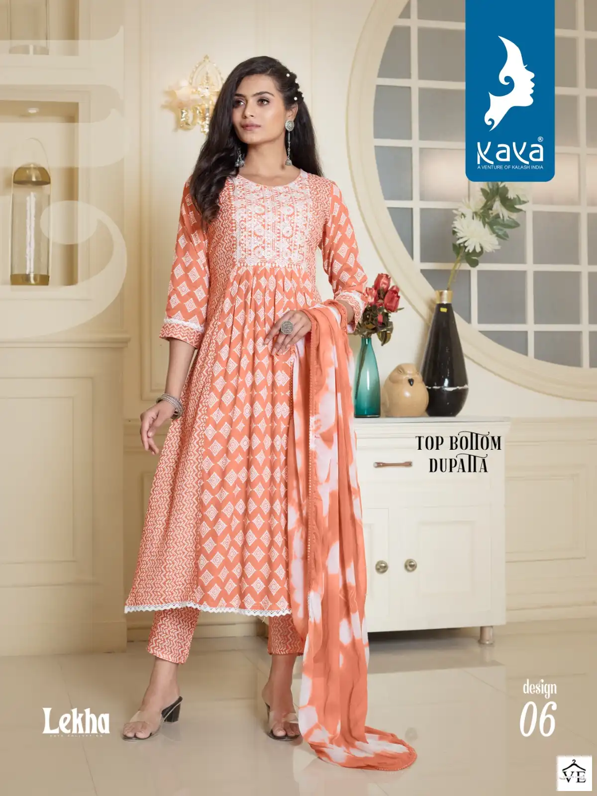 Kaya Lekha Rayon Wholesale Readymade Suits Catalog — Wholesale Salwar Suits, MPA wholesale from Surat - Gallery Image 5