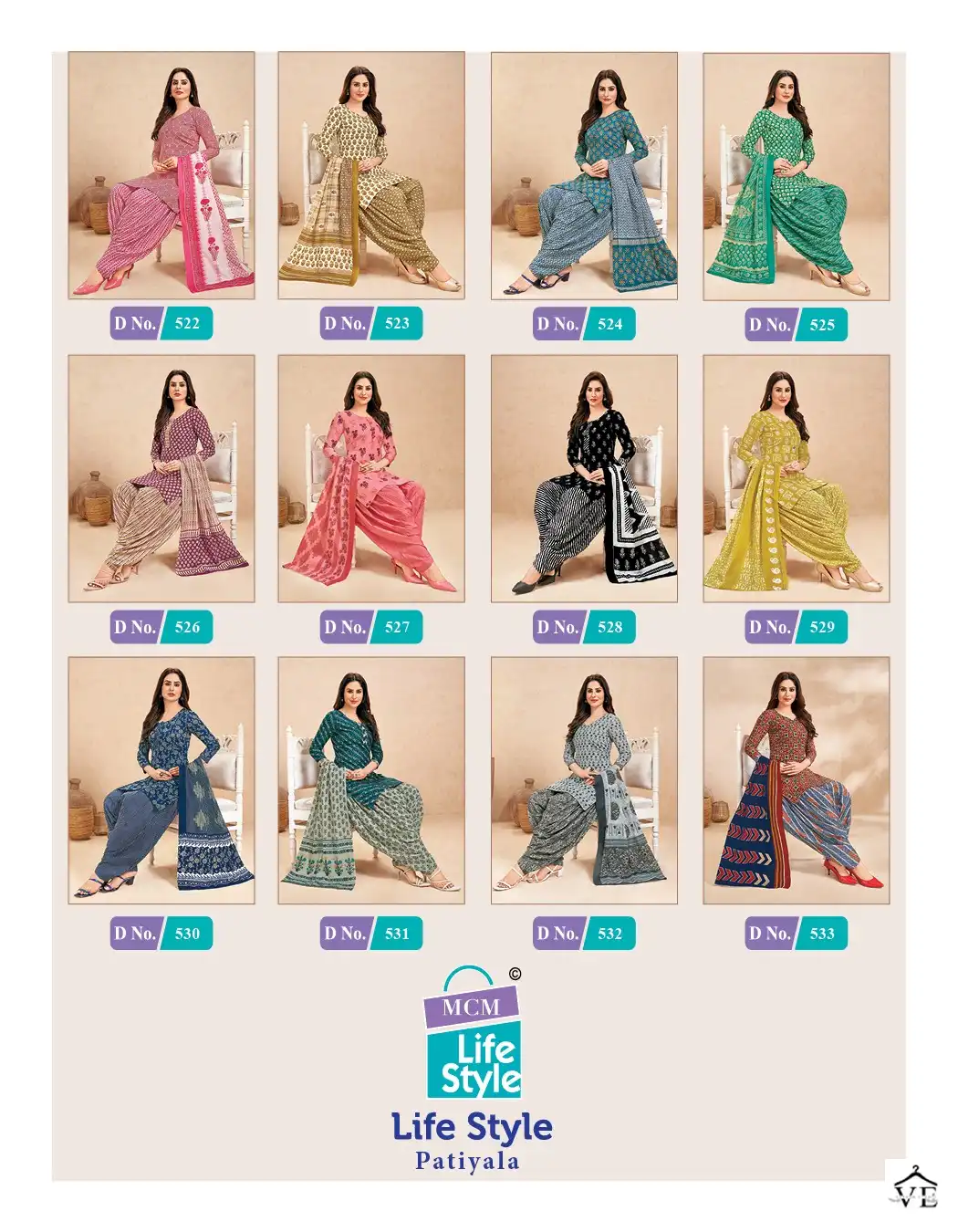 Mcm Lifestyle Patiyala Vol 5 Cotton Wholesale Readymade Suits Catalog — Wholesale Salwar Suits, Mcm  wholesale from Surat — view 13