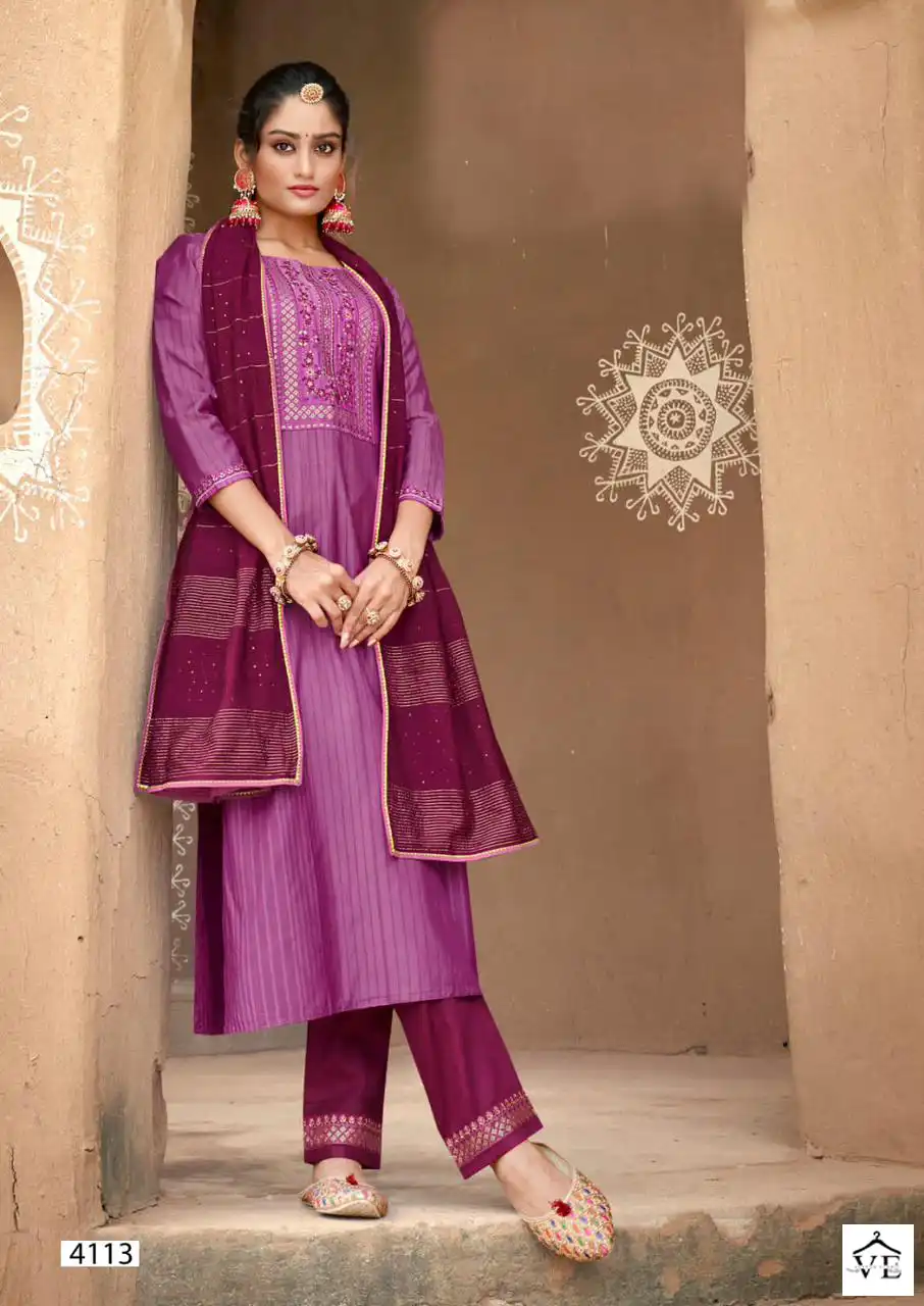 Vardan Ethnic Limelight Vol 2 Lining Silk Wholesale Readymade Salwar Suit Catalog — Wholesale Salwar Suits, MPA wholesale from Surat - Gallery Image 2