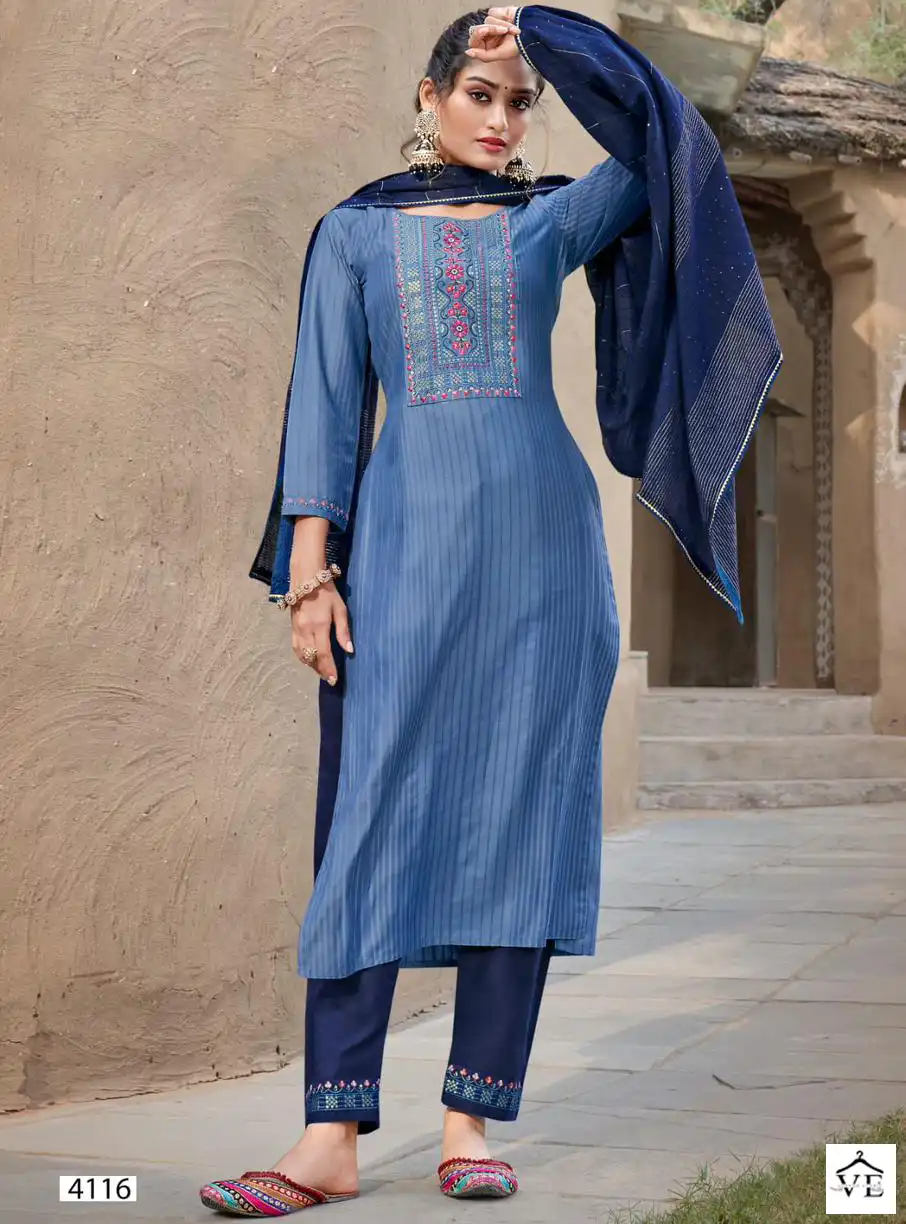 Vardan Ethnic Limelight Vol 2 Lining Silk Wholesale Readymade Salwar Suit Catalog — Wholesale Salwar Suits, MPA wholesale from Surat — view 1