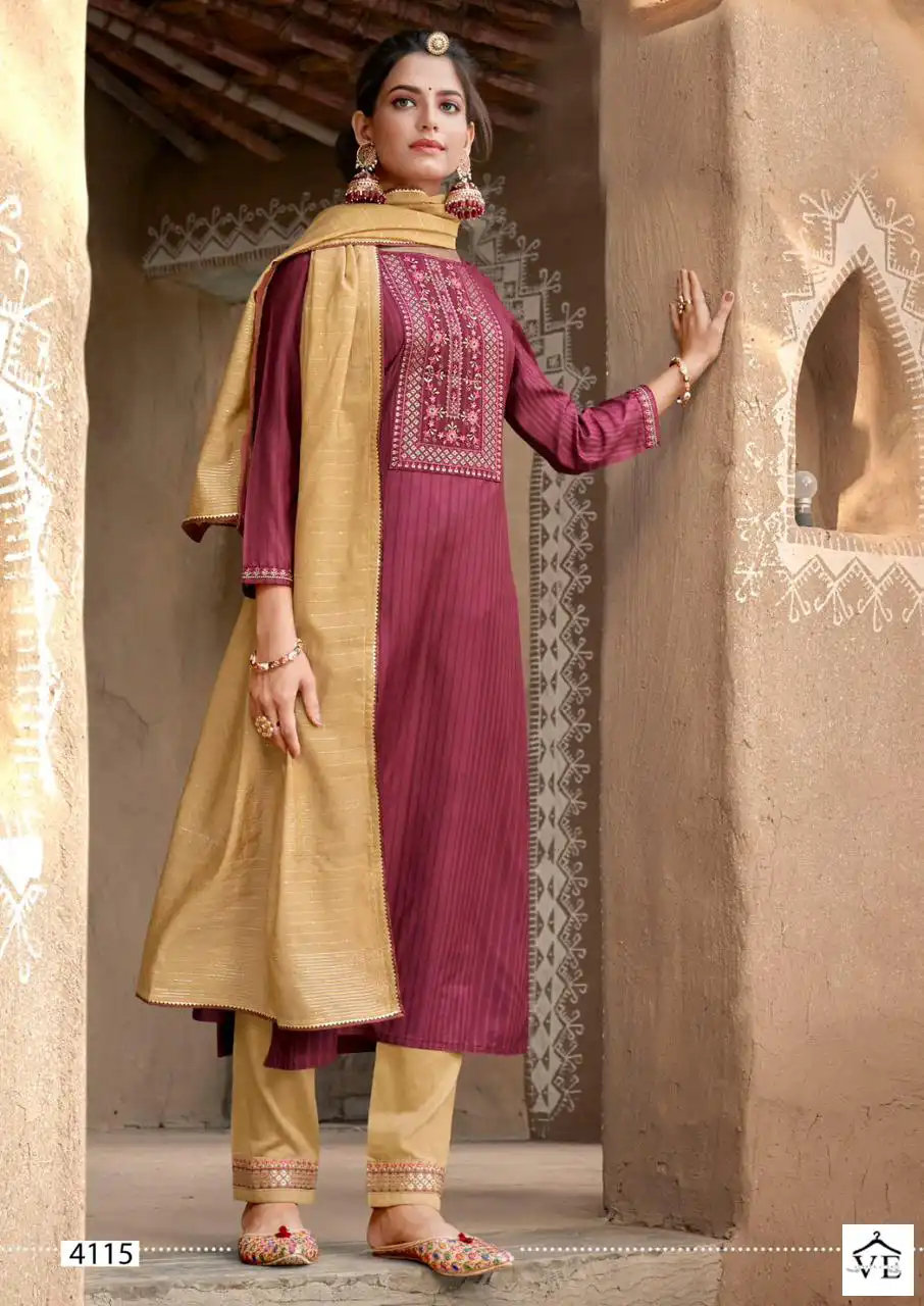 Vardan Ethnic Limelight Vol 2 Lining Silk Wholesale Readymade Salwar Suit Catalog — Wholesale Salwar Suits, MPA wholesale from Surat - Gallery Image 5