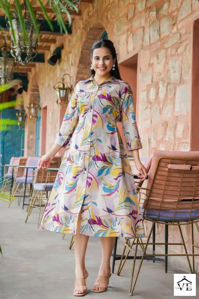 Vardan Ethnic Digital Linen Cotton Wholesale Fancy Kurti Catalog — Wholesale Kurtis, MPA wholesale from Surat - Gallery Image 5