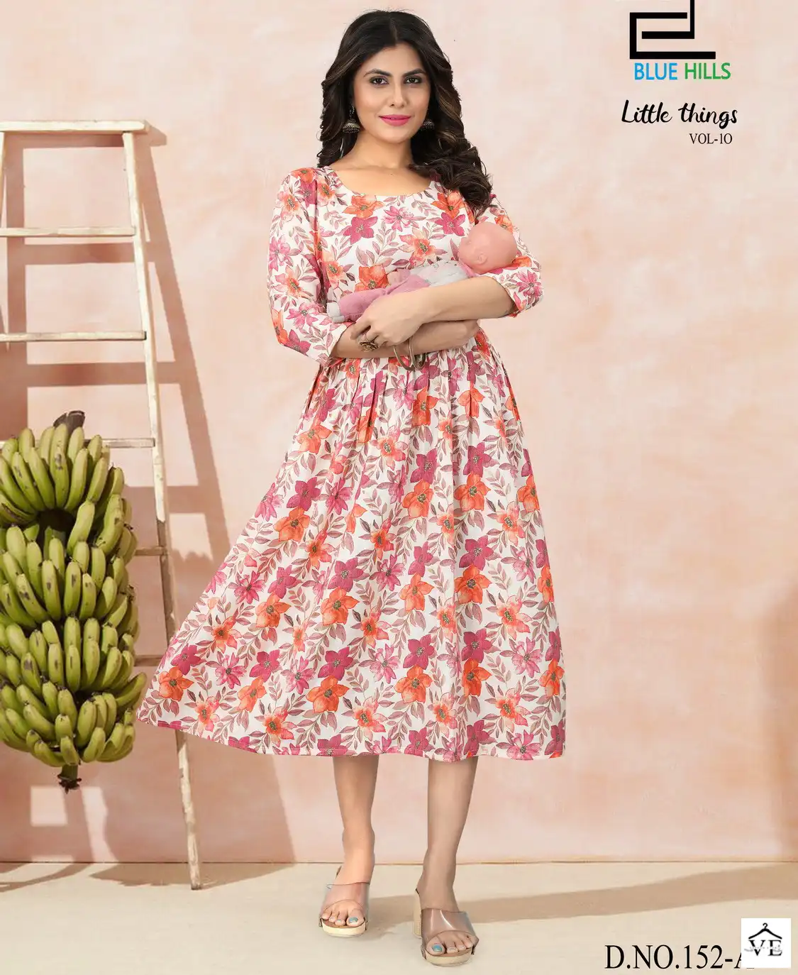 Blue Hills Little Things Vol 10 Rayon Wholesale Feeding Kurti Catalog — Wholesale Kurtis, MPA wholesale from Surat — view 1