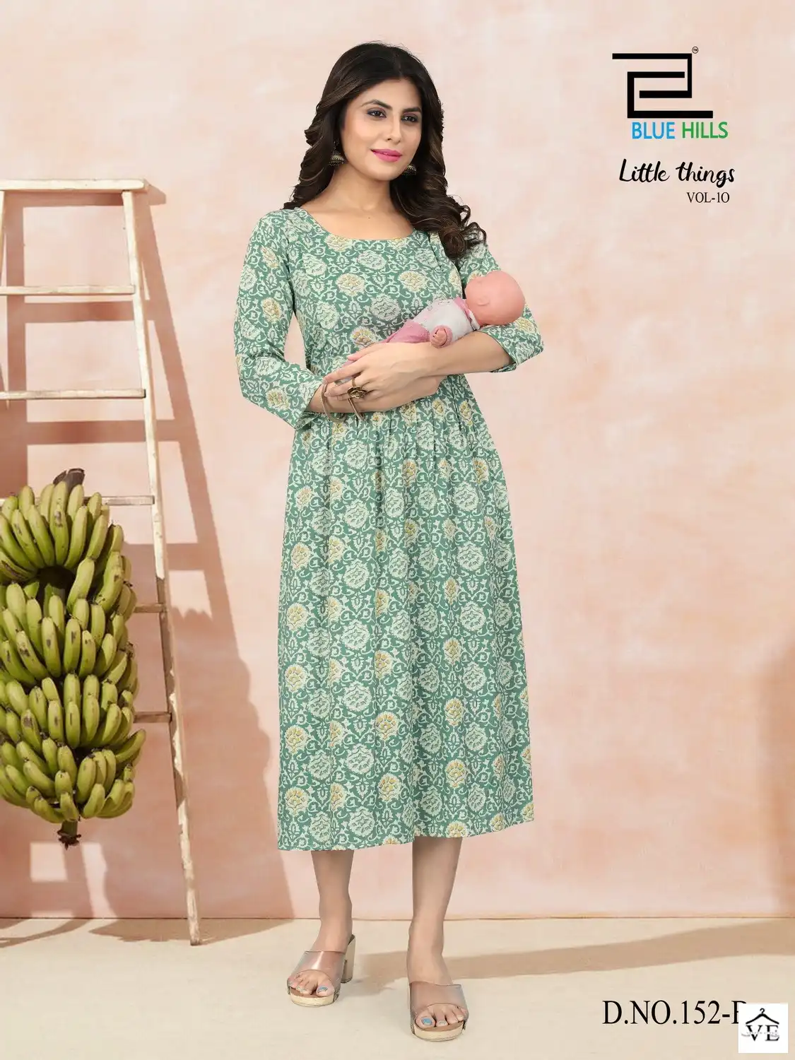 Blue Hills Little Things Vol 10 Rayon Wholesale Feeding Kurti Catalog — Wholesale Kurtis, MPA wholesale from Surat - Gallery Image 2