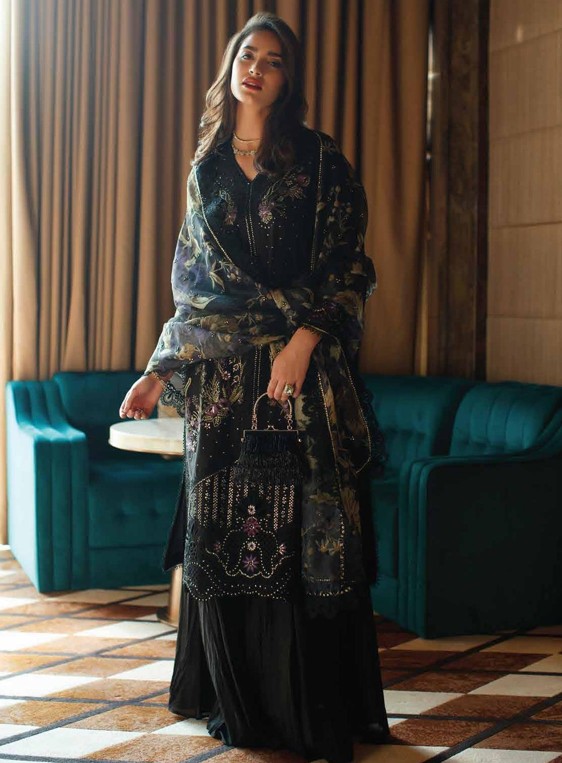 Mushq M 244 A & B Cotton Wholesale Pakistani Salwar Suit Catalog — Wholesale Salwar Suits, MPA wholesale from Surat — view 1