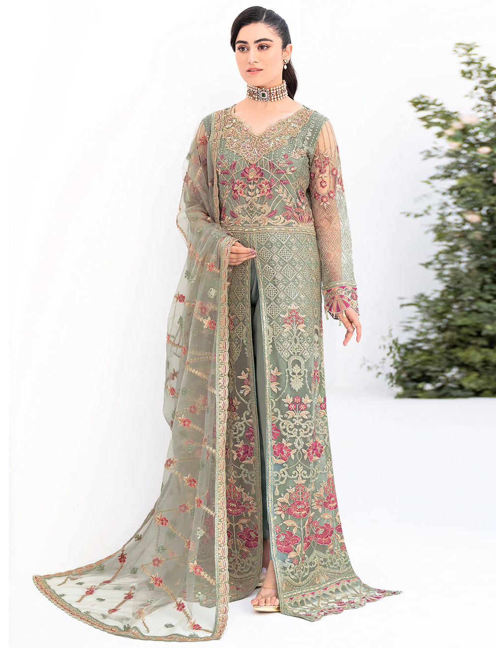 Mushq M 245 To M 248 Georgette Wholesale Pakistani Salwar Suit Catalog — Wholesale Salwar Suits, MPA wholesale from Surat - Gallery Image 2