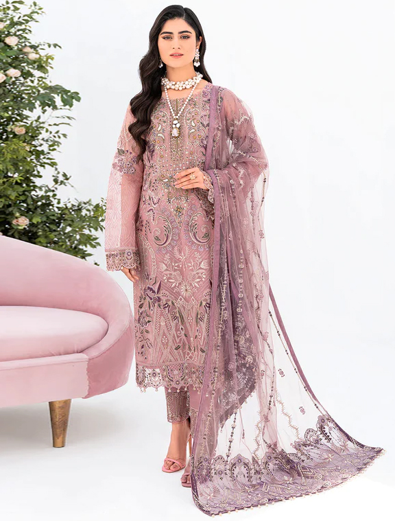 Mushq M 245 To M 248 Georgette Wholesale Pakistani Salwar Suit Catalog — Wholesale Salwar Suits, MPA wholesale from Surat - Gallery Image 3