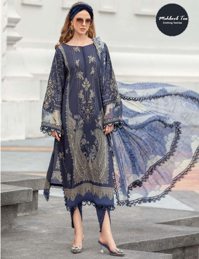 Mehboob M Print Spring Summer 2 Vol 8 Pure Cotton Print Wholesale Pakistani Salwar Suit Catalog — Wholesale Salwar Suits, MPA wholesale from Surat — view 1