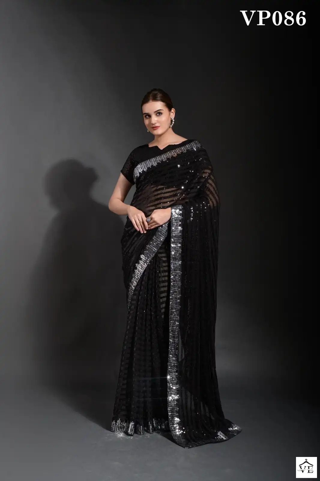 Vardan Ethnic Madhuri Soft Georgette Wholesale Sarees Catalog — Wholesale Sarees, MPA wholesale from Surat - Gallery Image 2