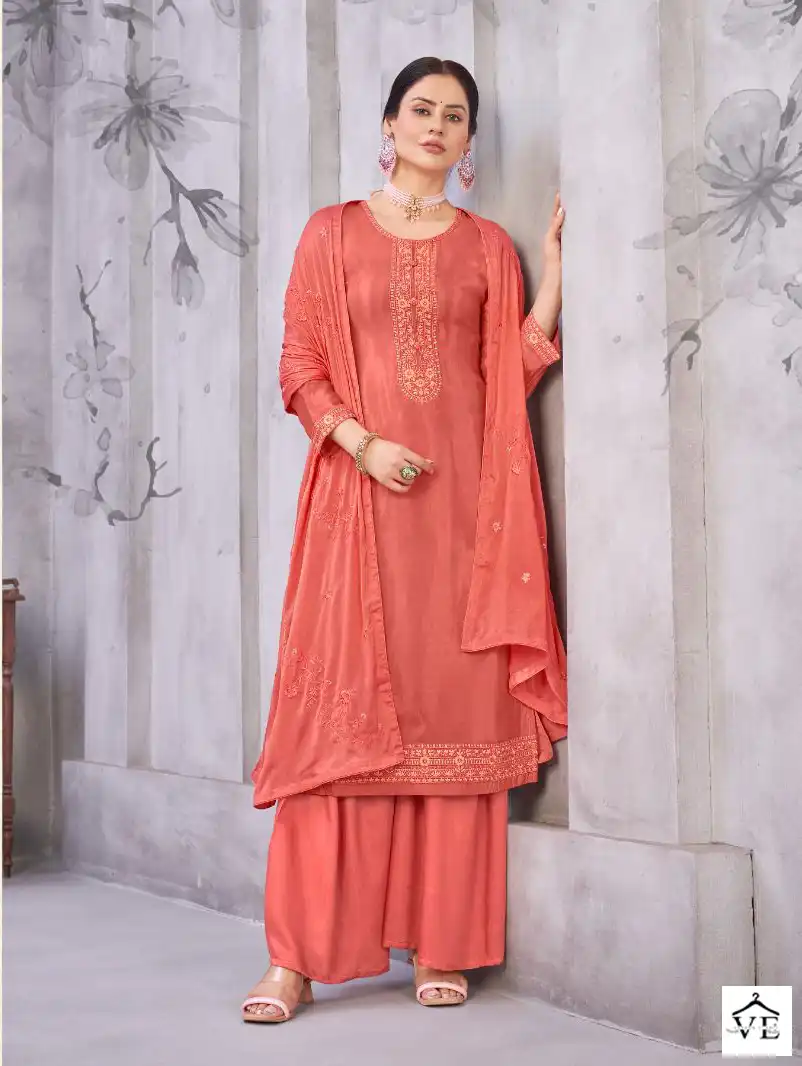 Jhansi Mamta Pure Muslin Wholesale Salwar Suit Catalog — Wholesale Salwar Suits, MPA wholesale from Surat - Gallery Image 2