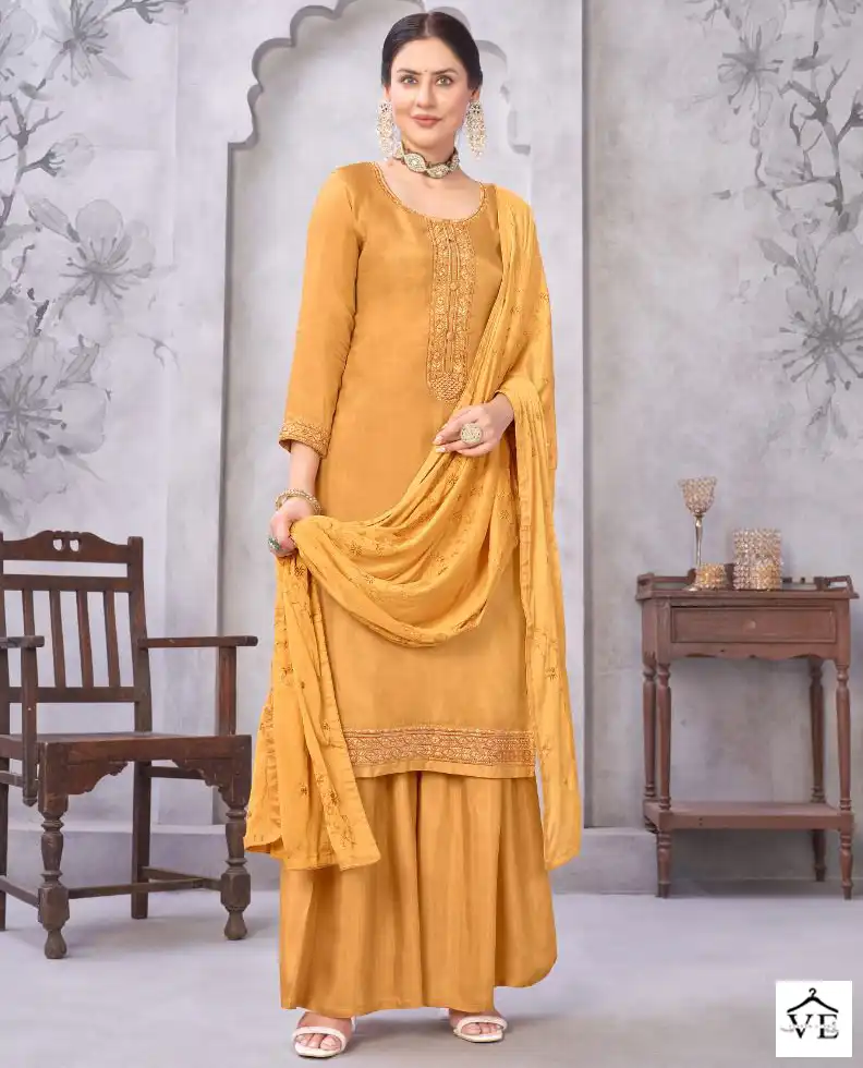 Jhansi Mamta Pure Muslin Wholesale Salwar Suit Catalog — Wholesale Salwar Suits, MPA wholesale from Surat — view 1