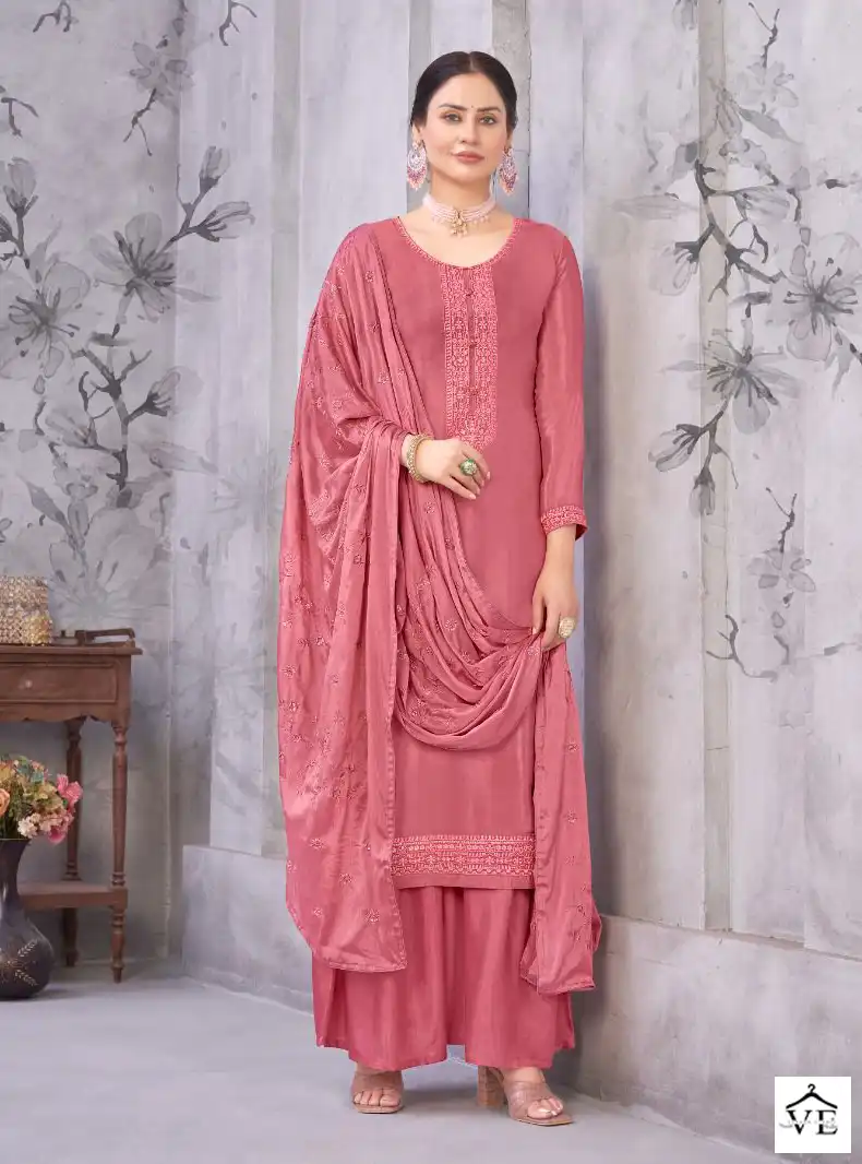 Jhansi Mamta Pure Muslin Wholesale Salwar Suit Catalog — Wholesale Salwar Suits, MPA wholesale from Surat - Gallery Image 4