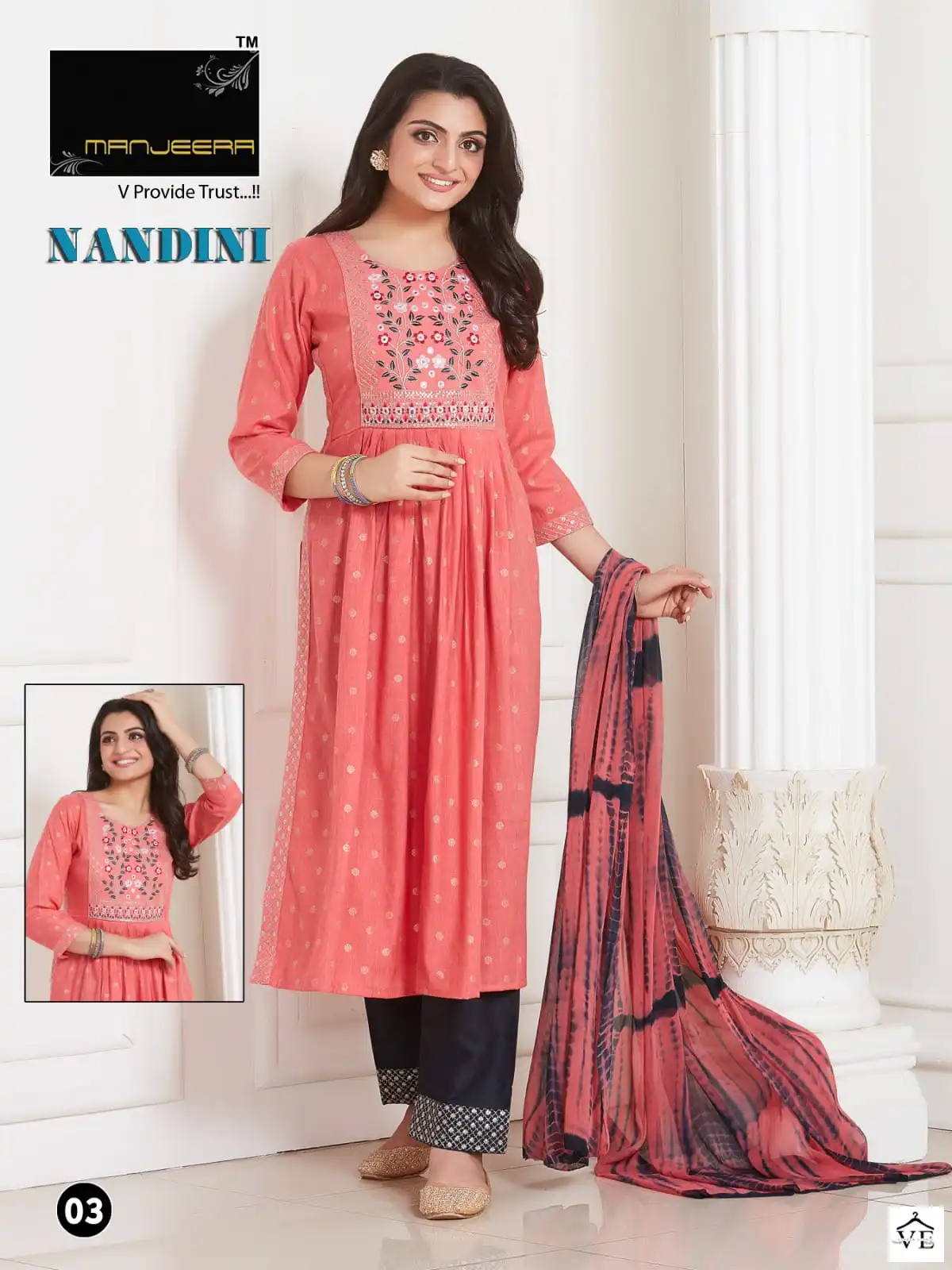 Manjeera Nandani Nyra Capsule Wholesale Readymade Salwar Suit Catalog — Wholesale Salwar Suits, MPA wholesale from Surat - Gallery Image 7