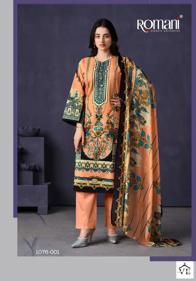 Romani Mareena Vol 12 Premium Soft Cotton Wholesale Pakistani Suit Catalog — Wholesale Salwar Suits, MPA wholesale from Surat - Gallery Image 9