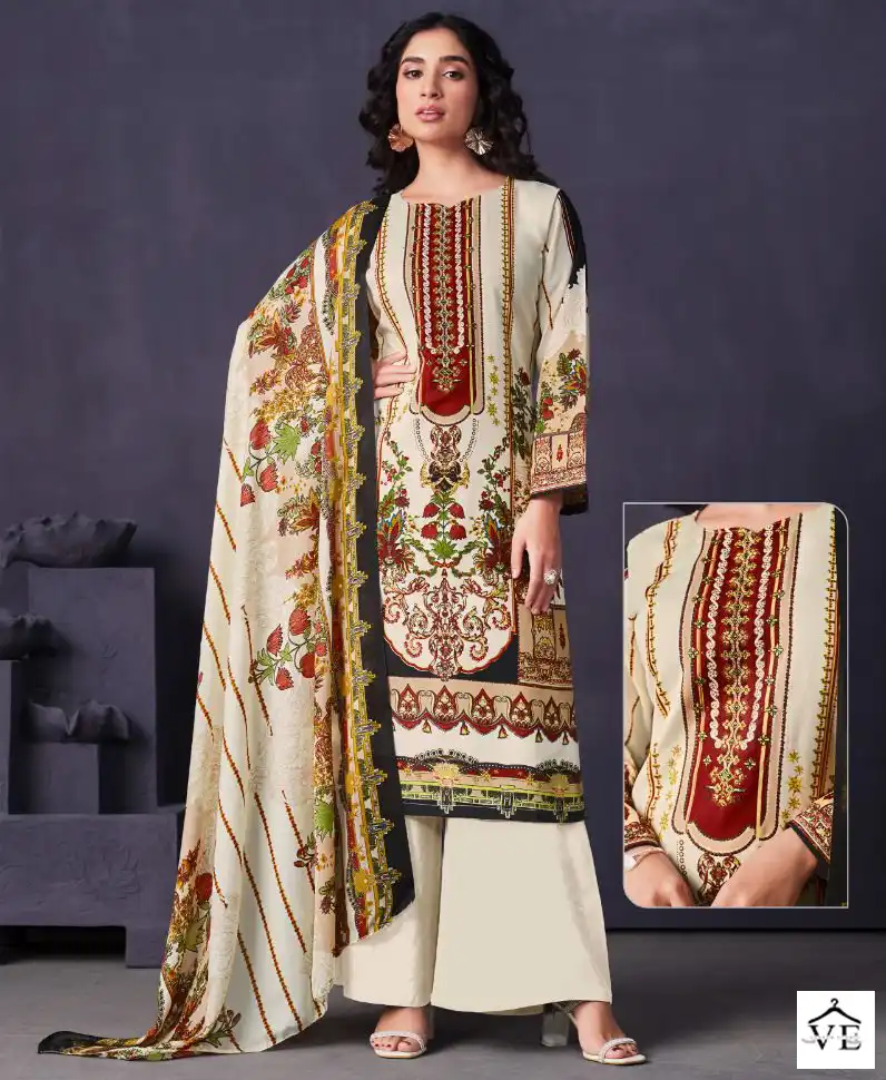 Romani Mareena Vol 12 Premium Soft Cotton Wholesale Pakistani Suit Catalog — Wholesale Salwar Suits, MPA wholesale from Surat — view 1