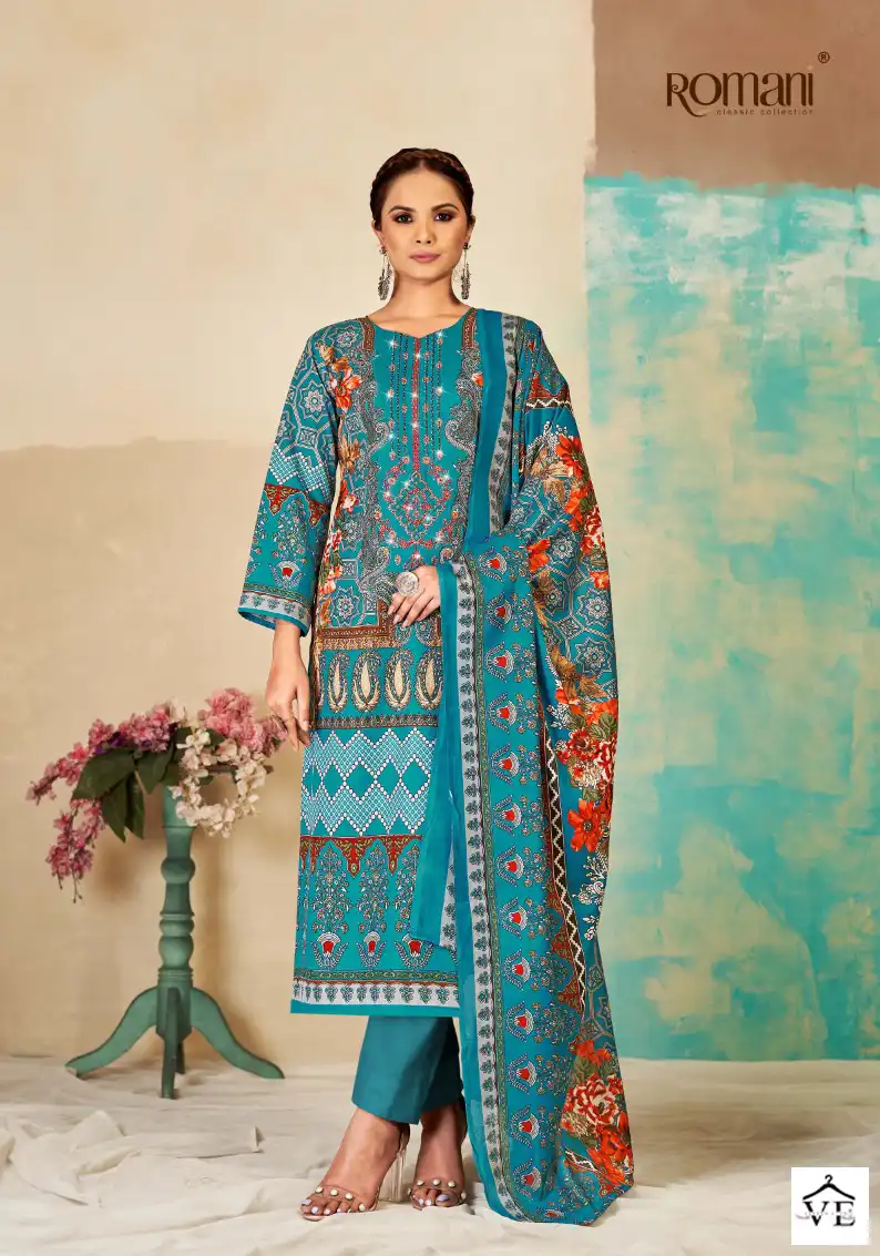 Romani Mareena Vol 15 Premium Soft Cotton Wholesale Salwar Suit Catalog — Wholesale Salwar Suits, MPA wholesale from Surat - Gallery Image 9