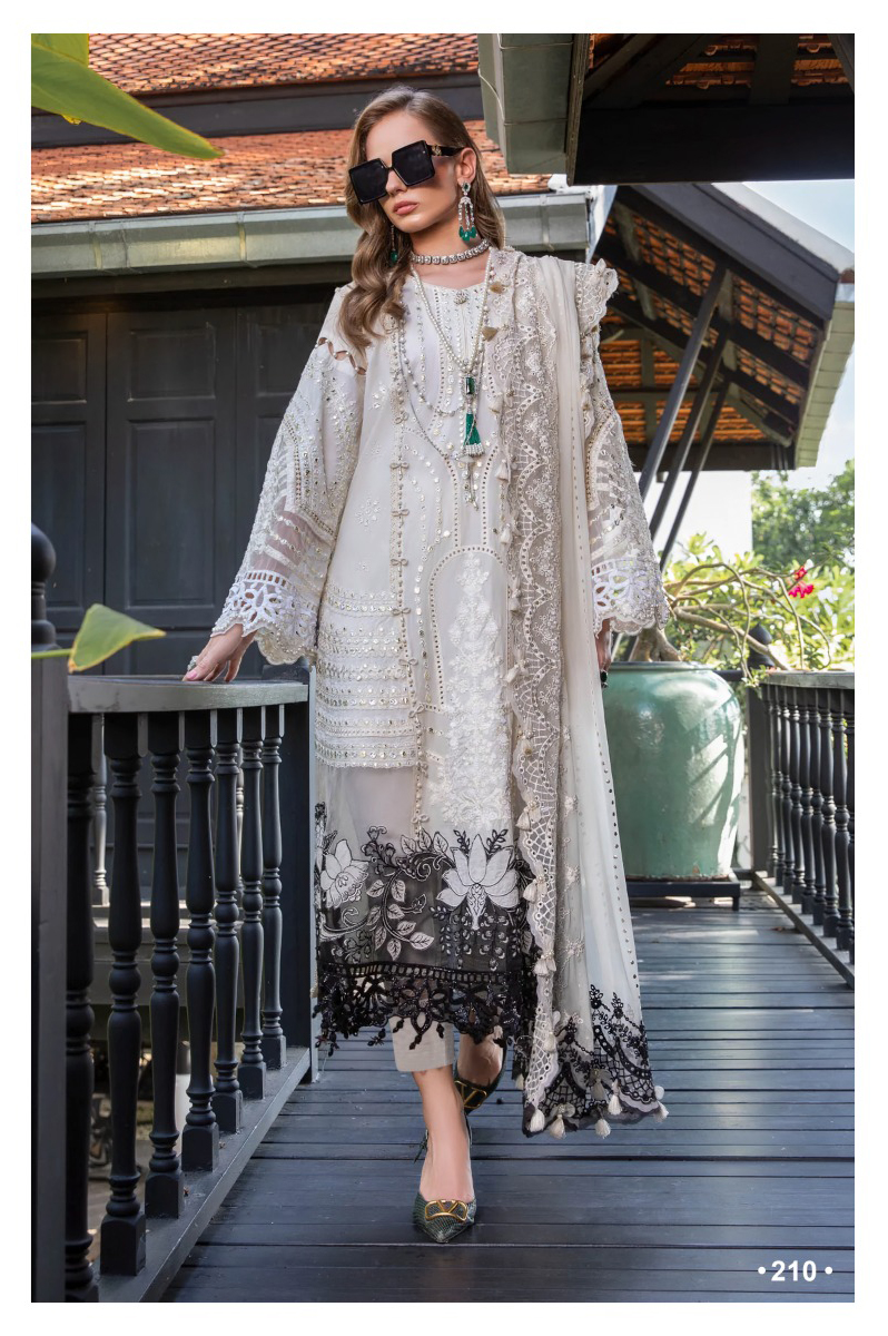 Dinsaa Maria B Vol 3 Pure Cotton Wholesale Pakistani Salwar Suit Catalog — Wholesale Salwar Suits, MPA wholesale from Surat — view 2