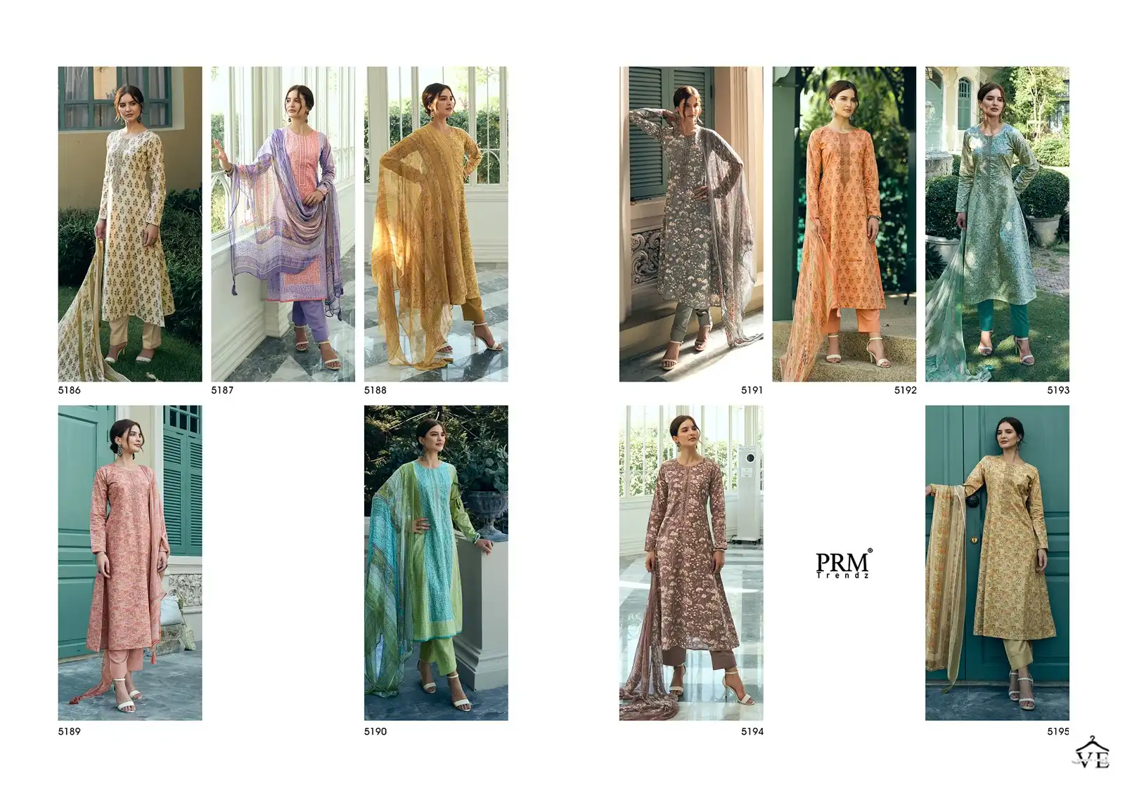 Prm Trendz Matsya Pure Lawn Cotton Wholesale Designer Salwar Suit Catalog — Wholesale Salwar Suits, MPA wholesale from Surat — view 11