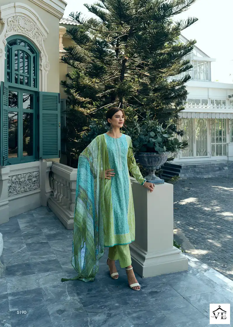 Prm Trendz Matsya Pure Lawn Cotton Wholesale Designer Salwar Suit Catalog — Wholesale Salwar Suits, MPA wholesale from Surat - Gallery Image 3